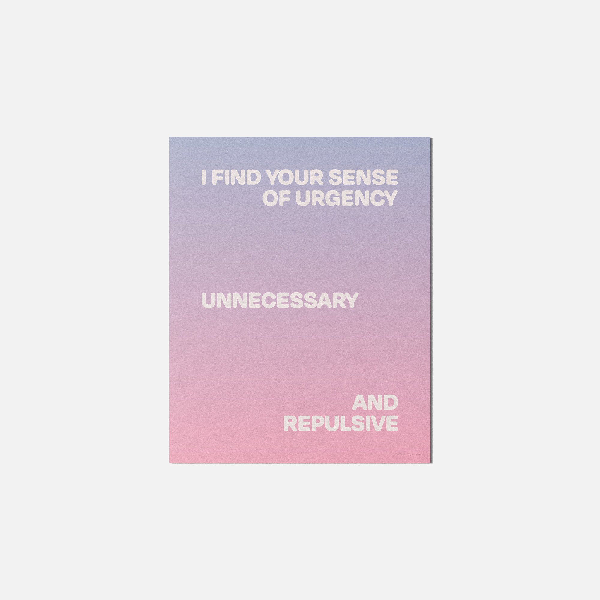 URGENCY PRINT