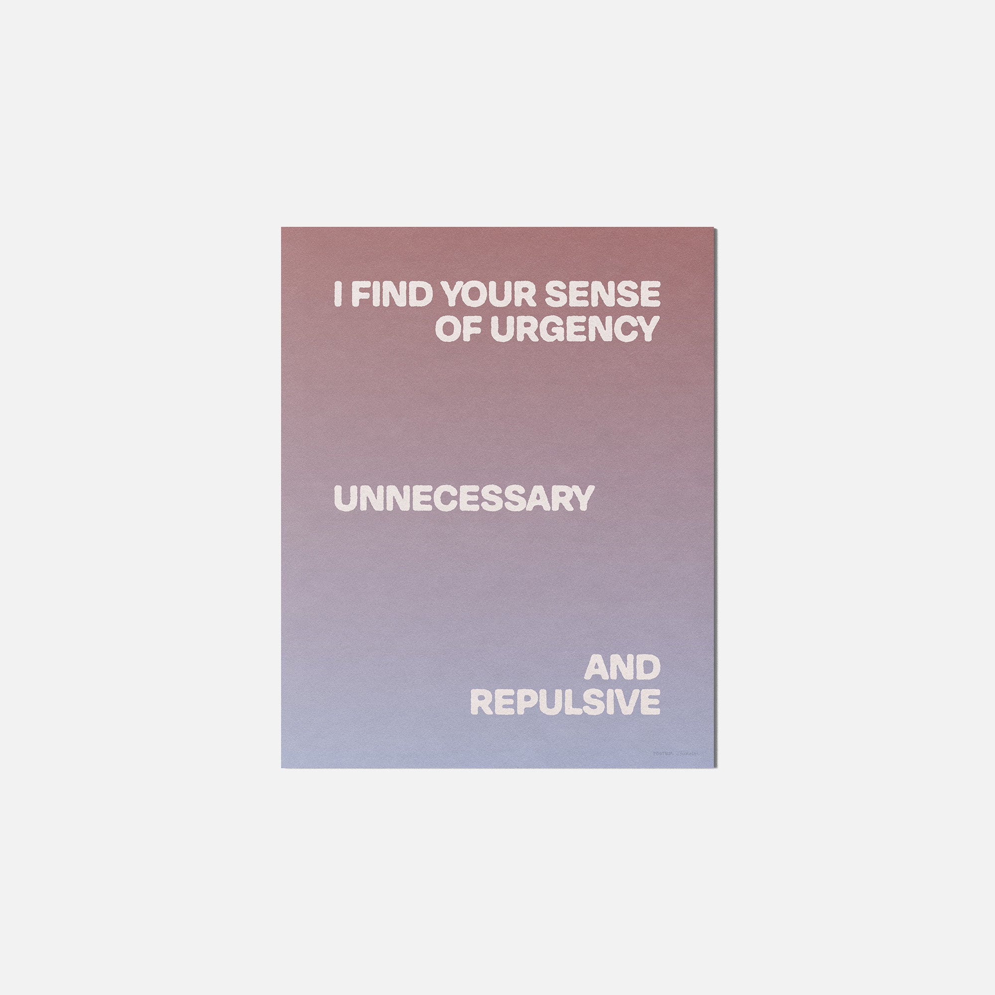 URGENCY PRINT
