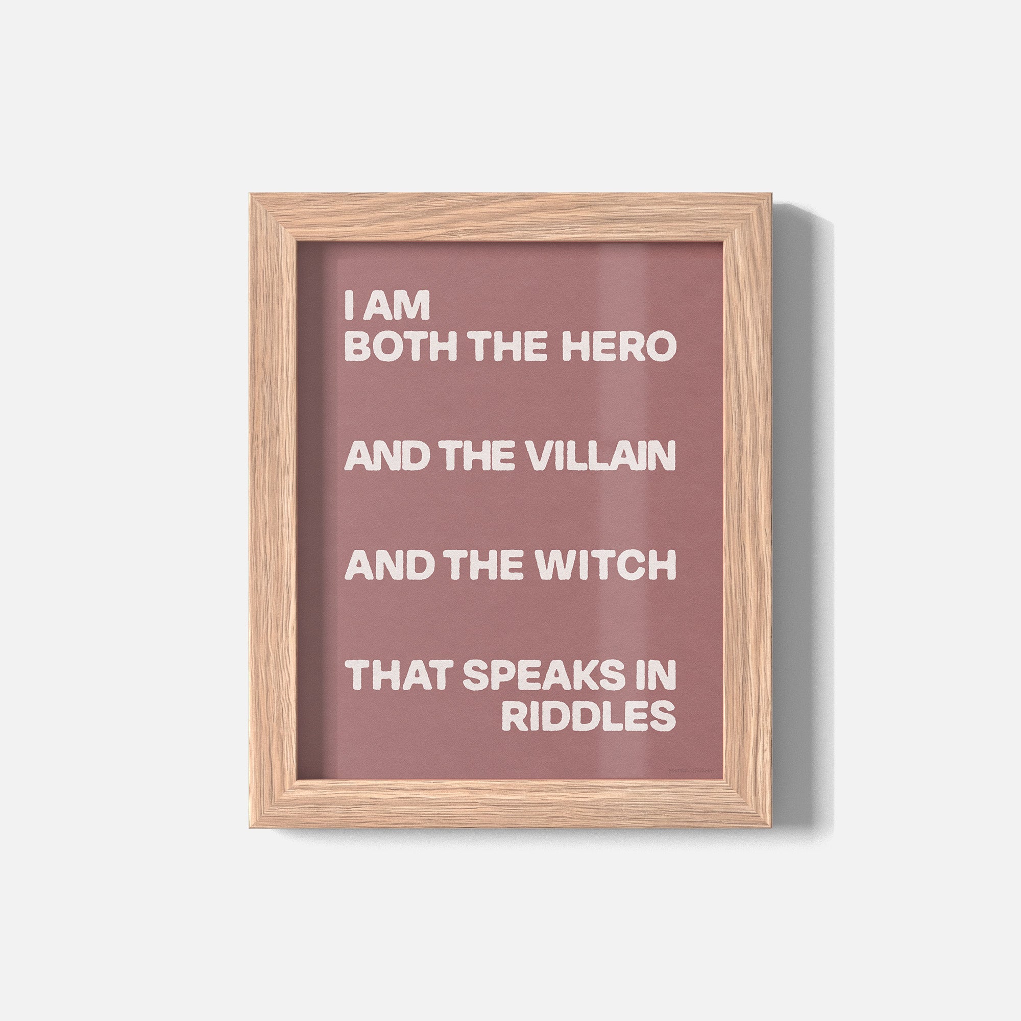 VILLAIN PRINT