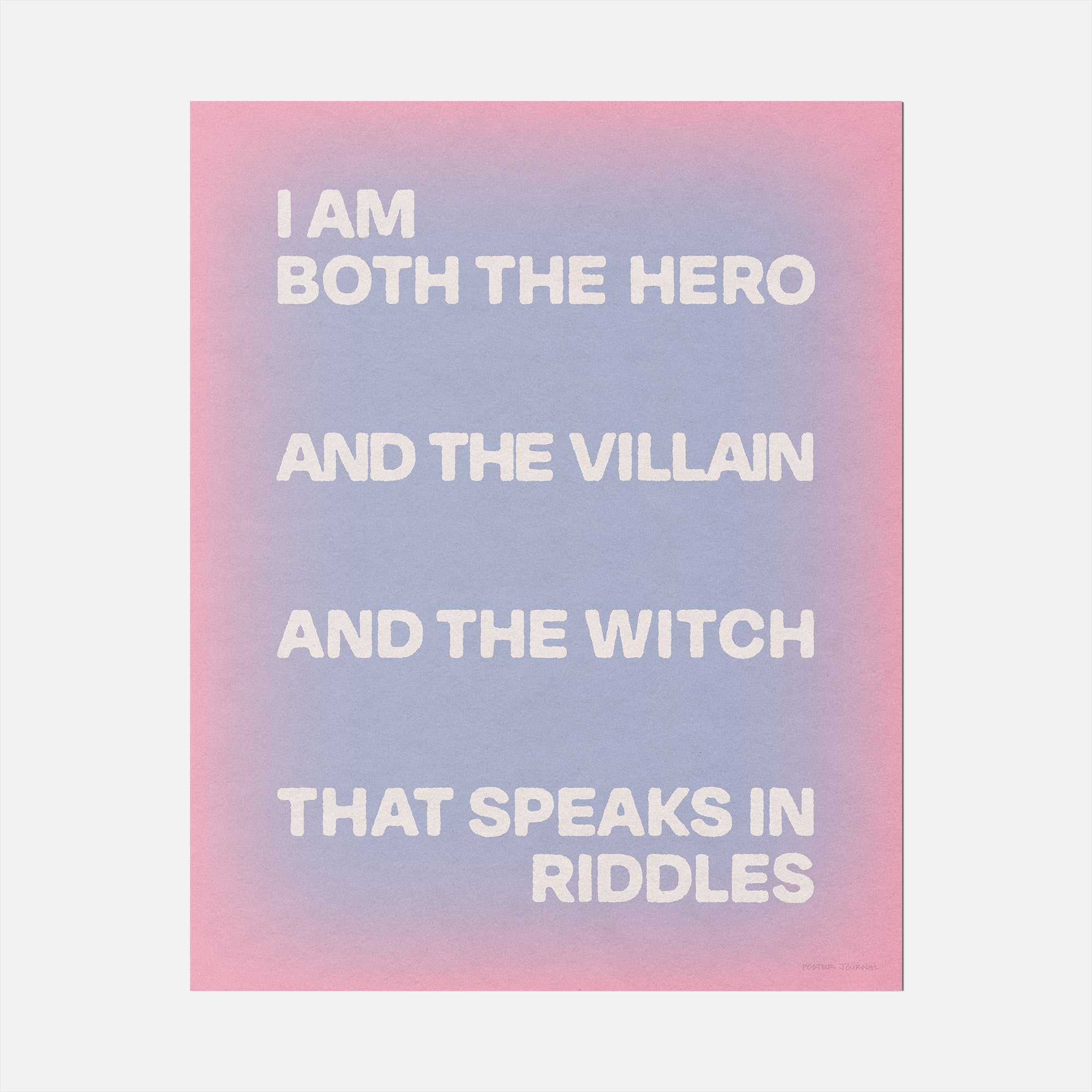 VILLAIN PRINT