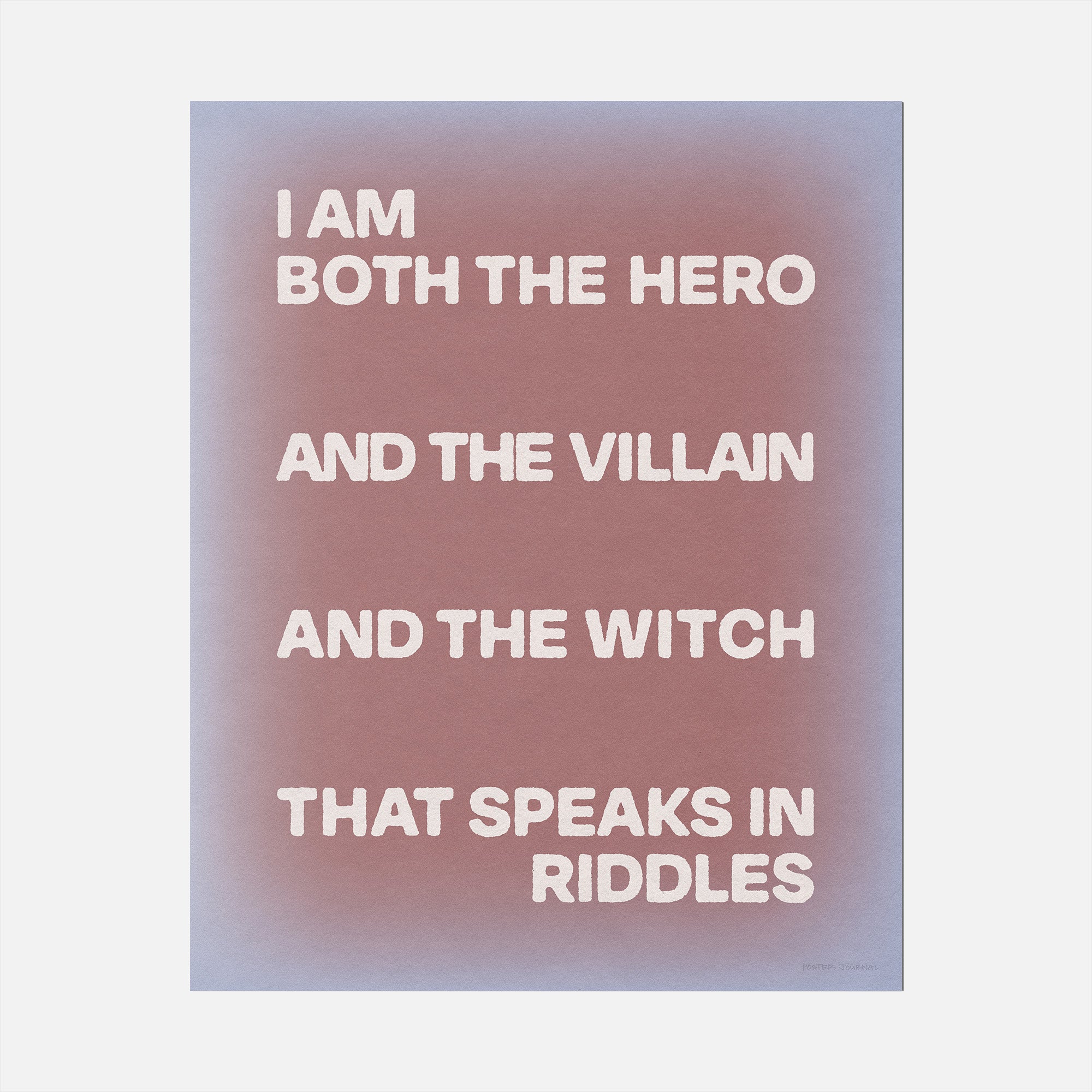 VILLAIN PRINT