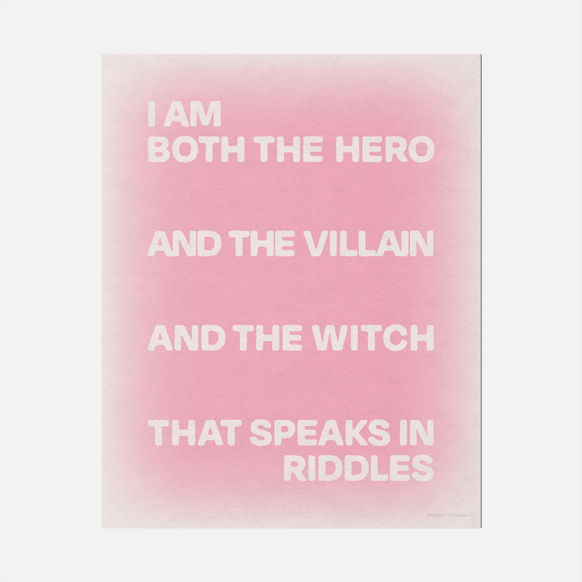 VILLAIN PRINT