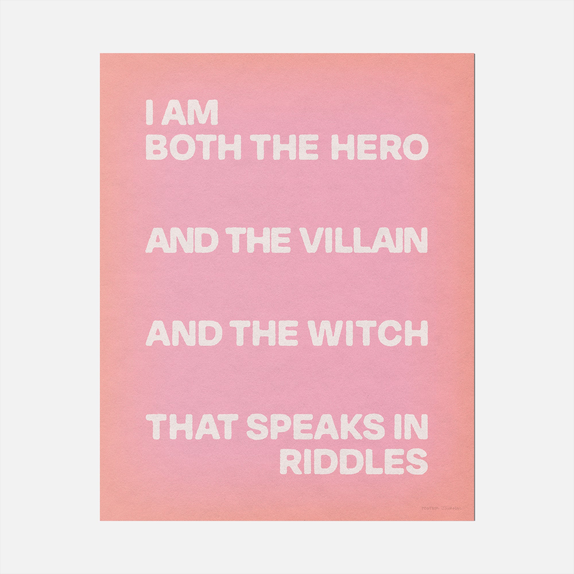 VILLAIN PRINT