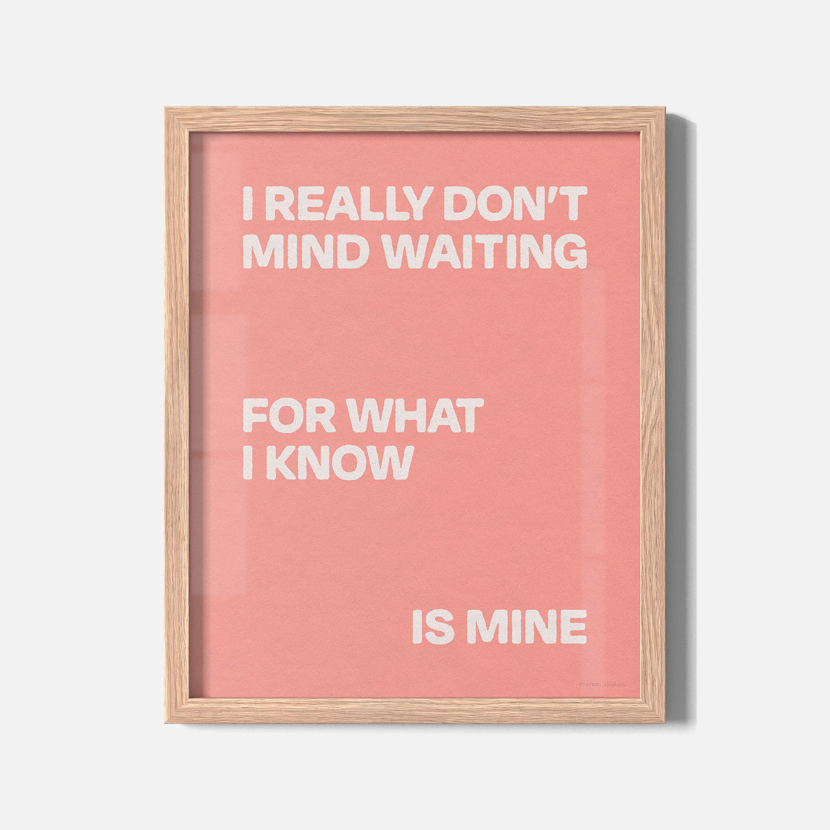 WAITING PRINT