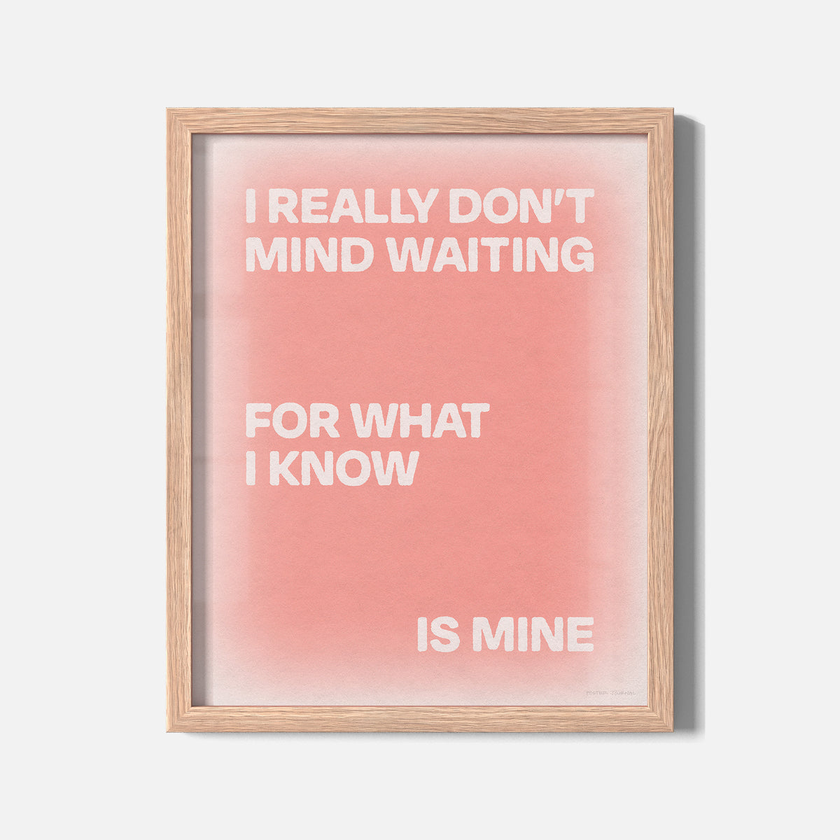 WAITING PRINT