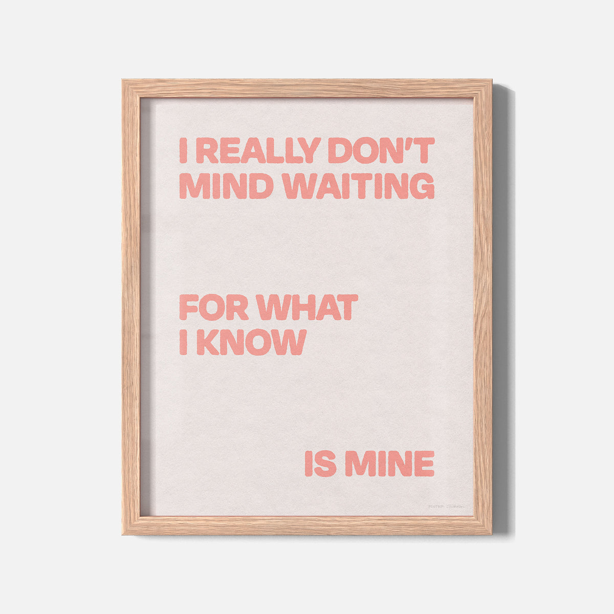 WAITING PRINT