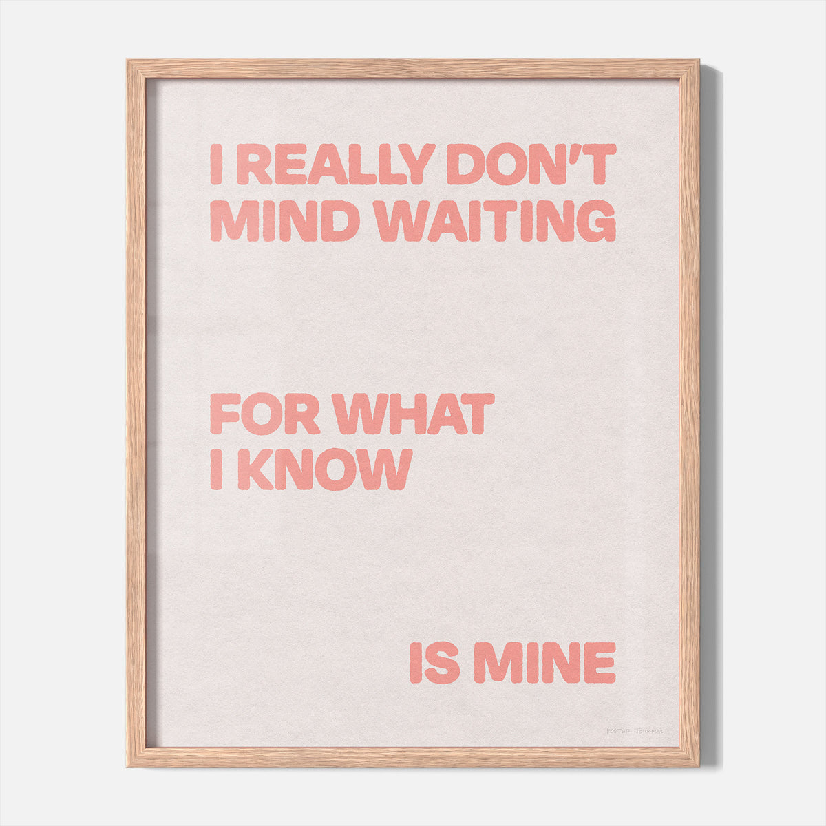 WAITING PRINT