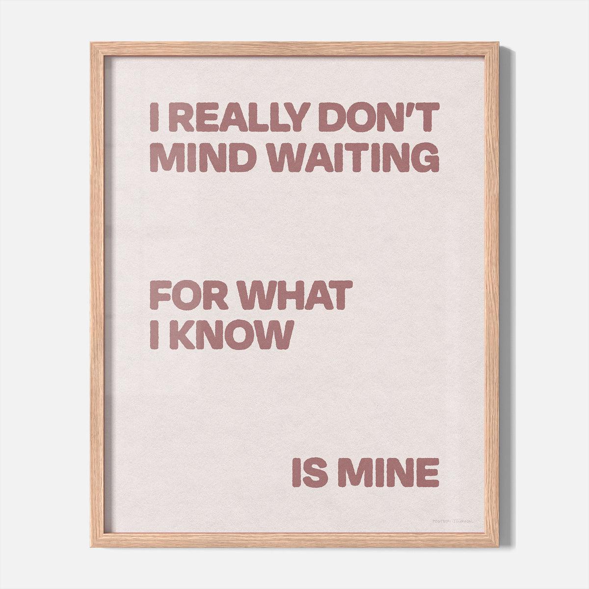 WAITING PRINT
