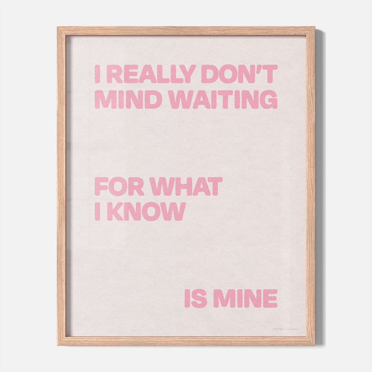 WAITING PRINT