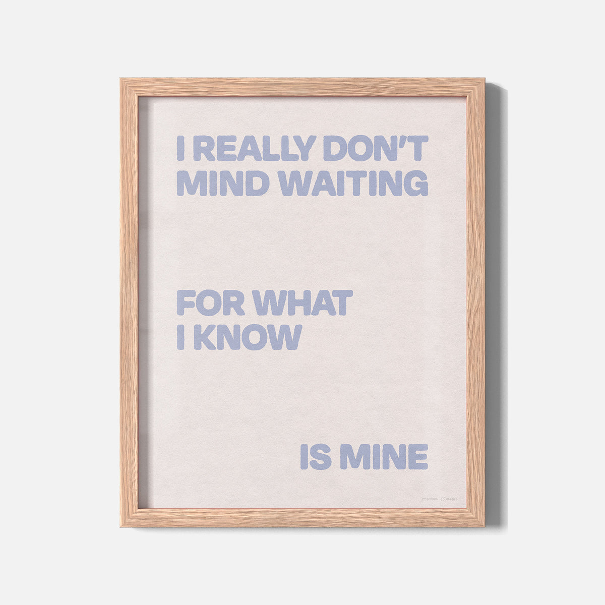 WAITING PRINT