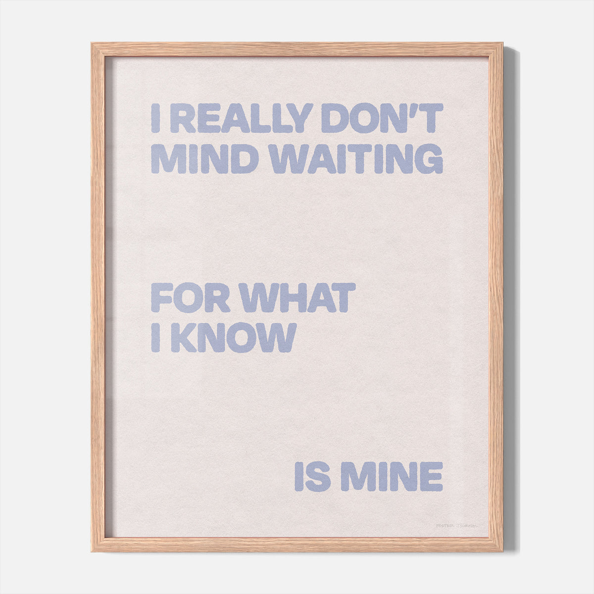 WAITING PRINT