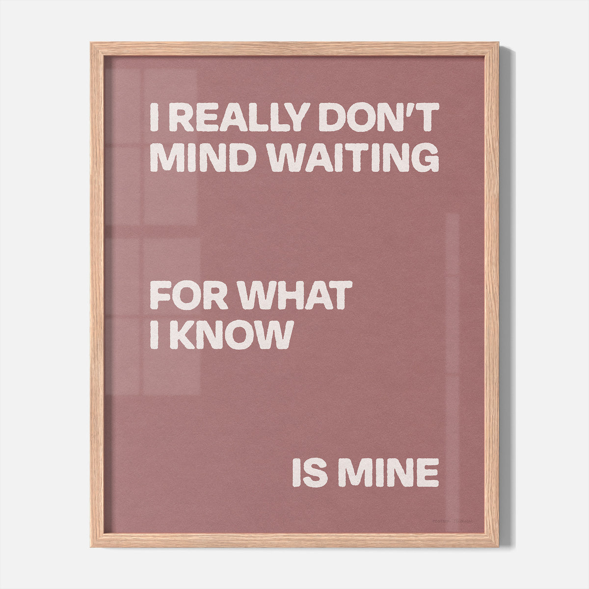 WAITING PRINT