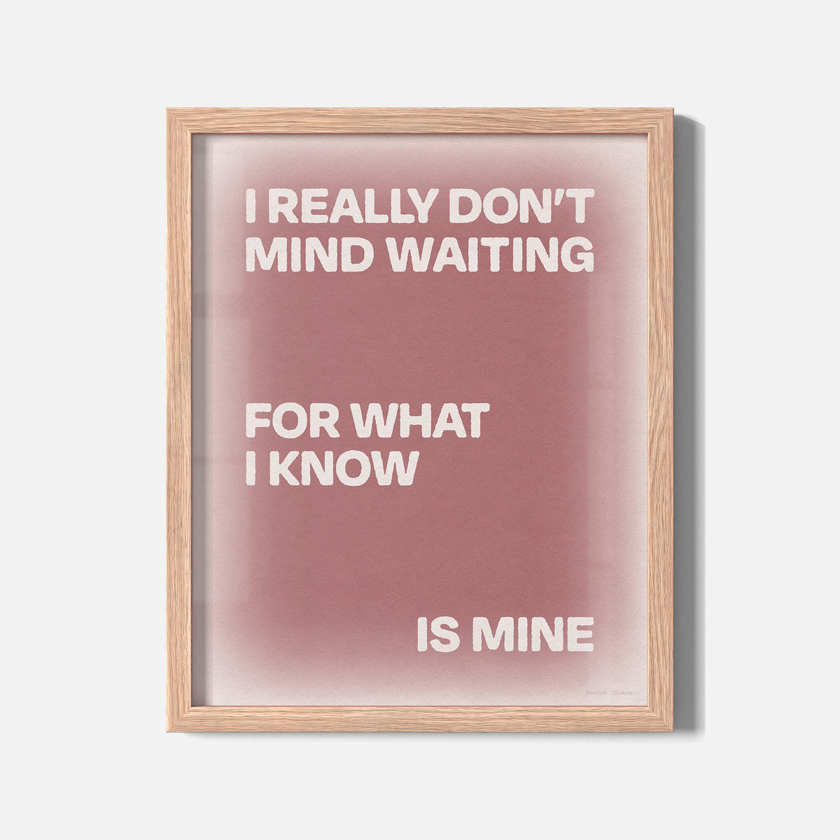 WAITING PRINT