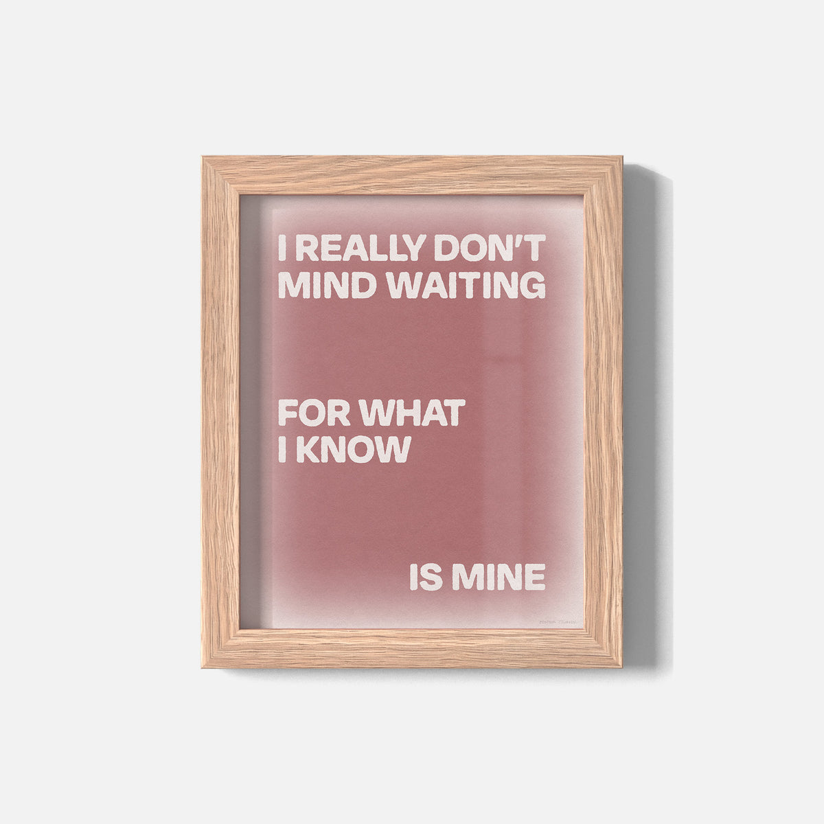 WAITING PRINT