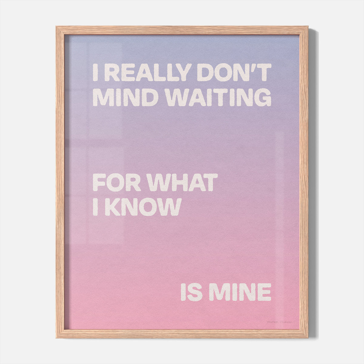 WAITING PRINT