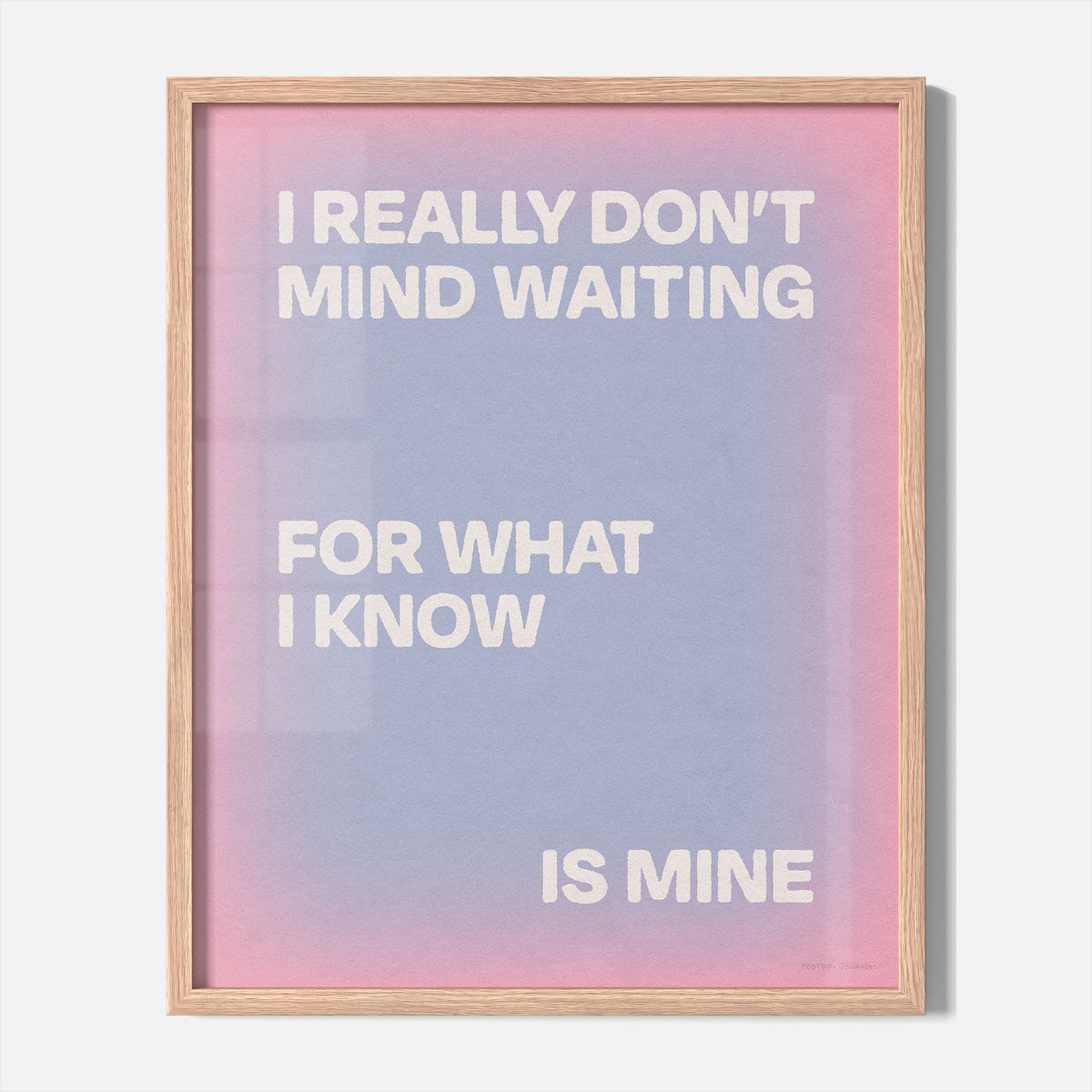 WAITING PRINT