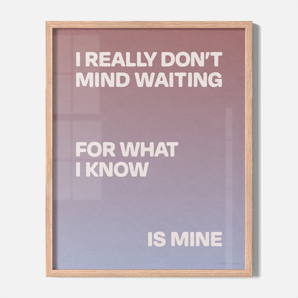 WAITING PRINT