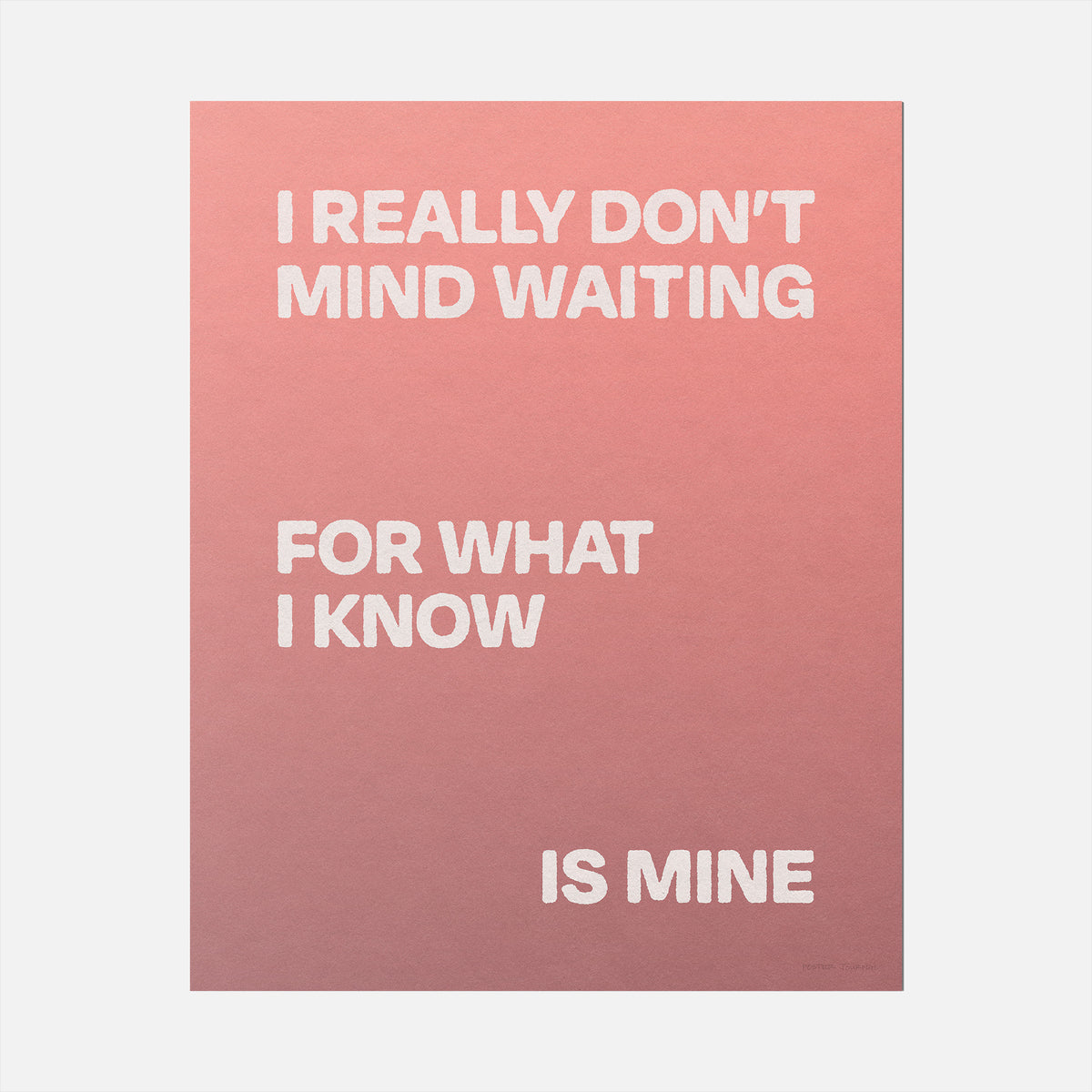 WAITING PRINT