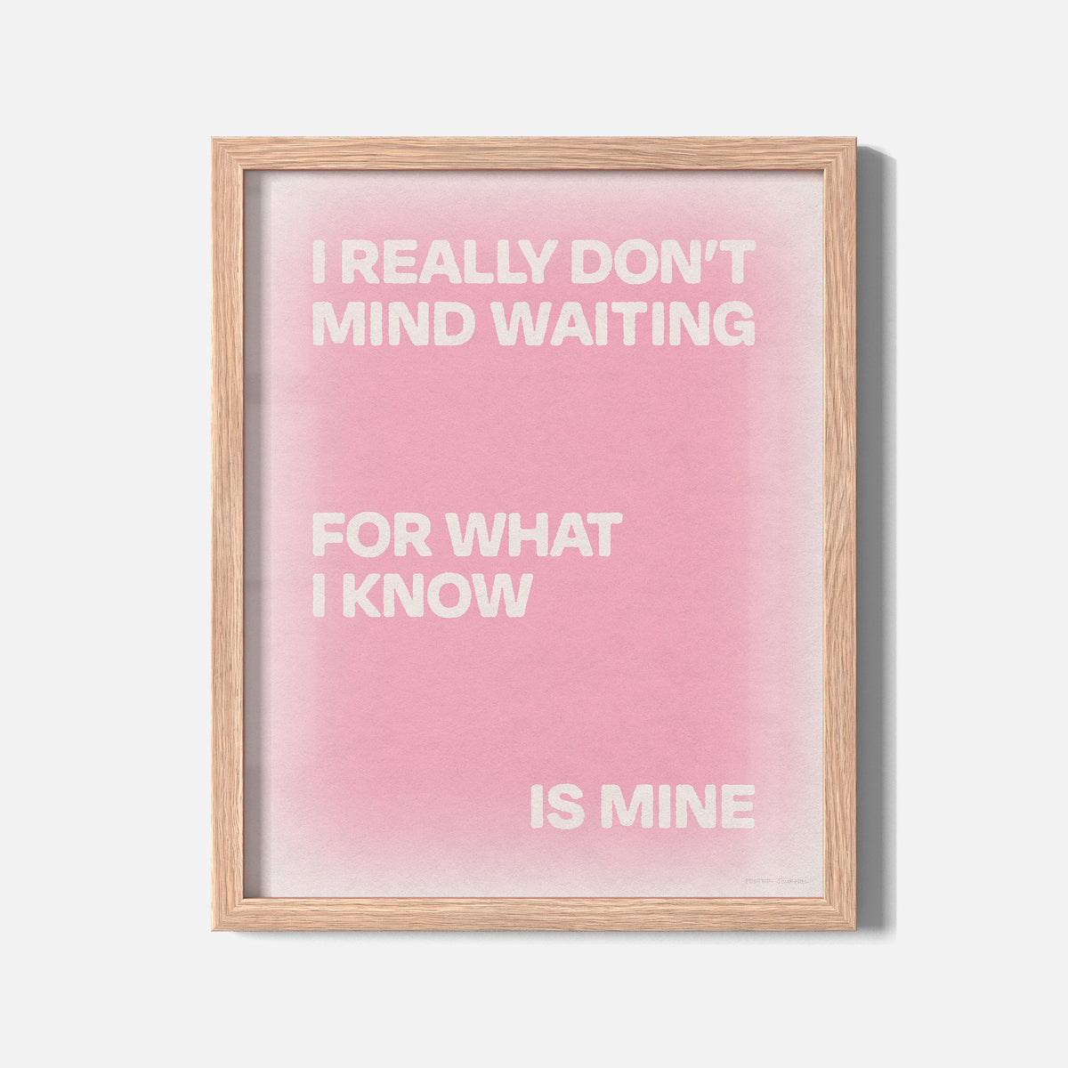 WAITING PRINT