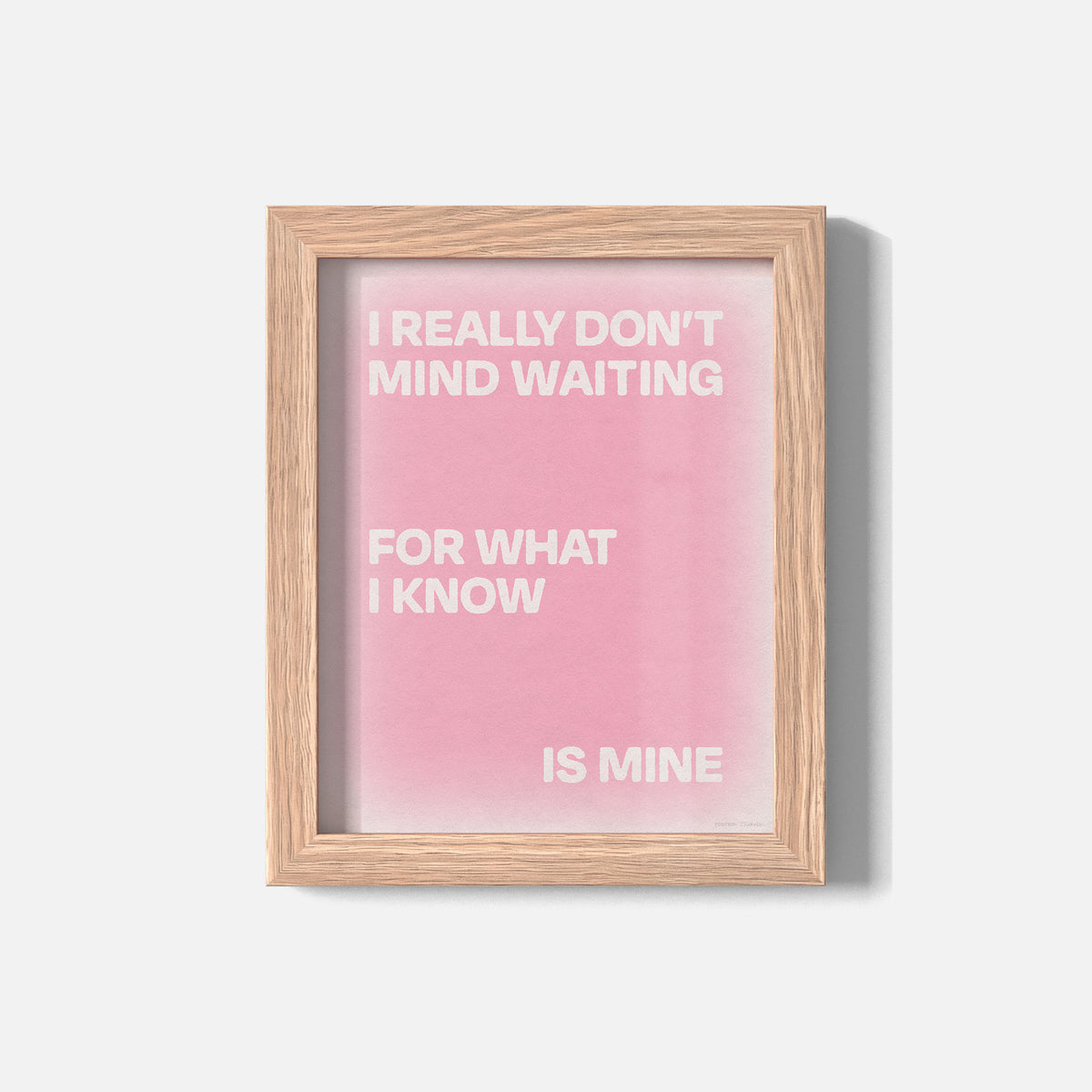 WAITING PRINT