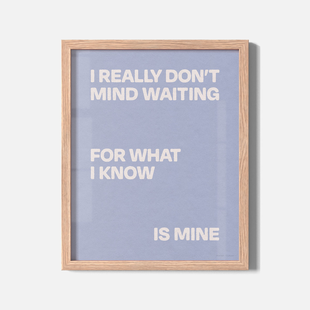 WAITING PRINT