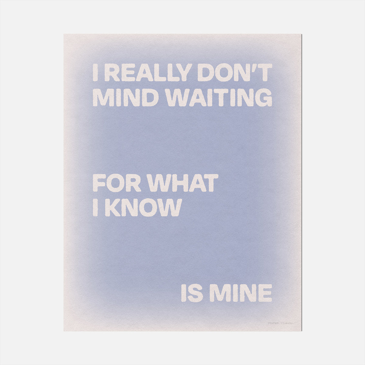 WAITING PRINT