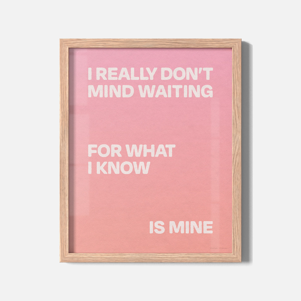 WAITING PRINT