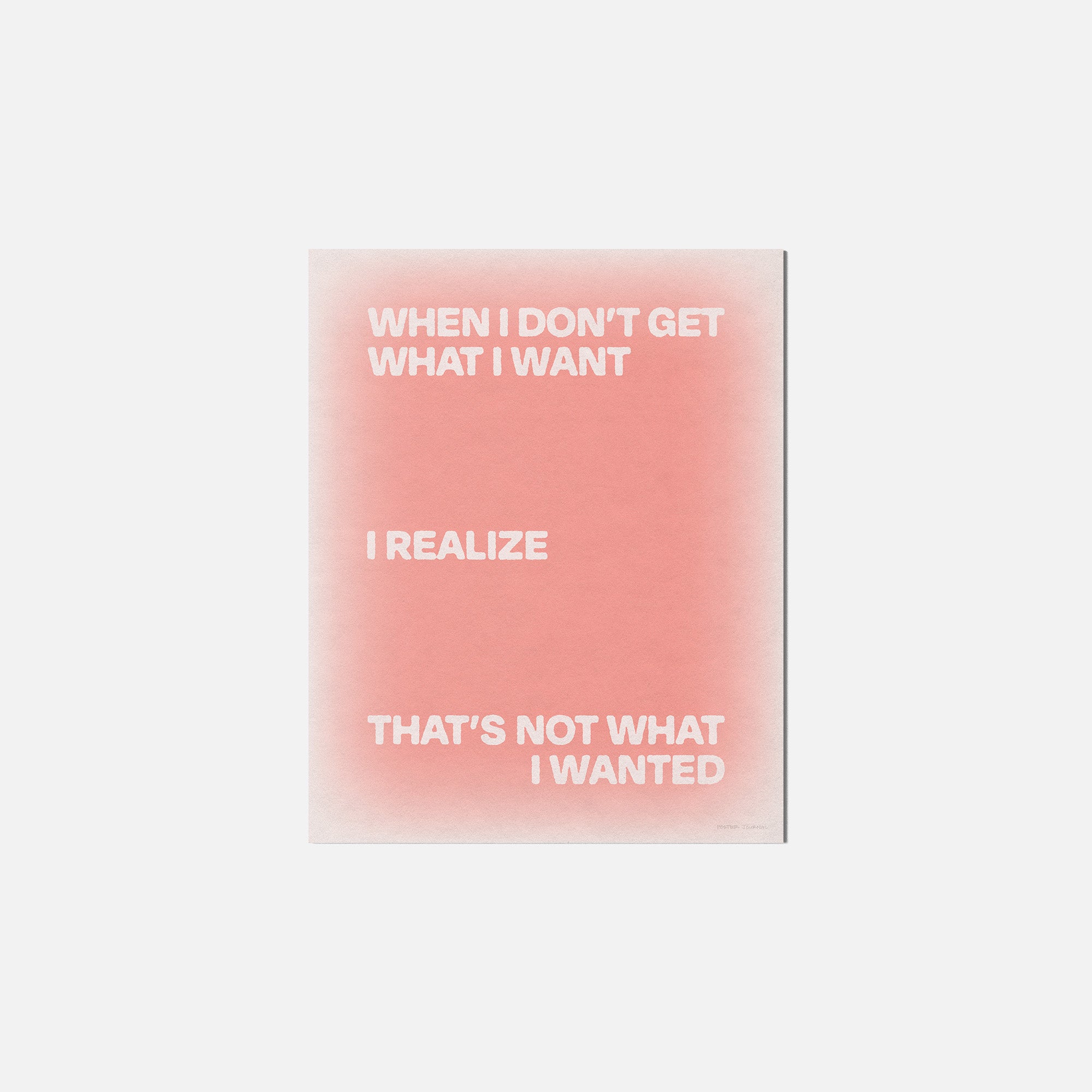 WANTED PRINT