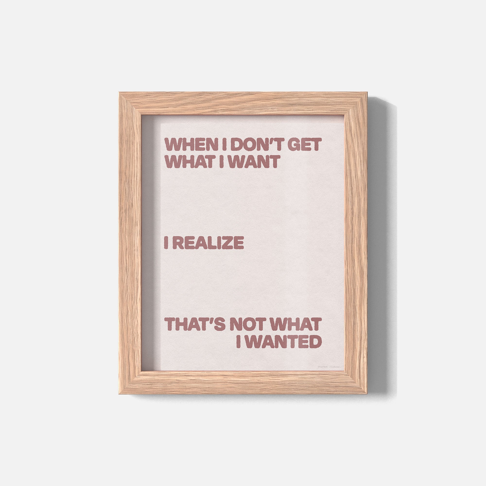 WANTED PRINT