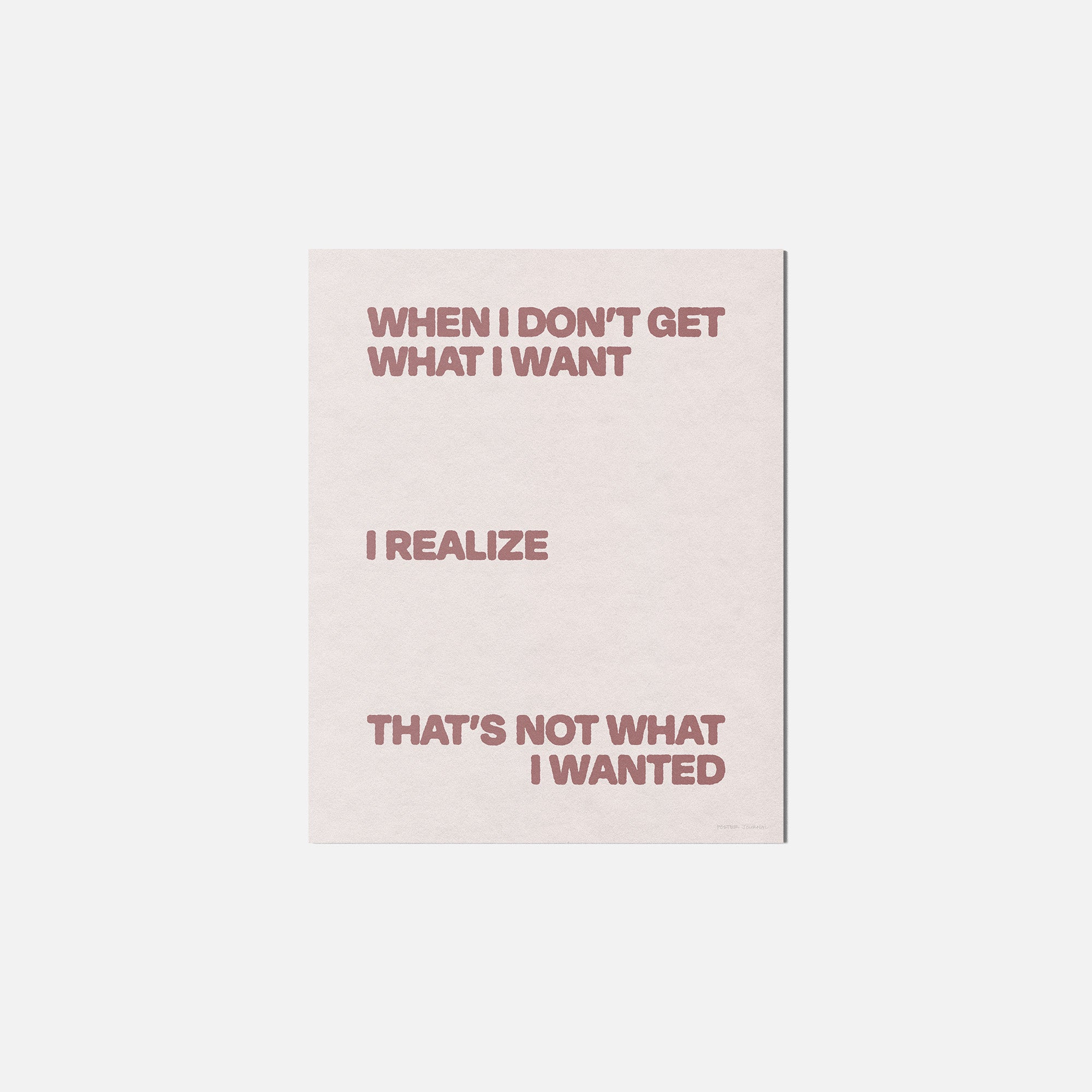 WANTED PRINT
