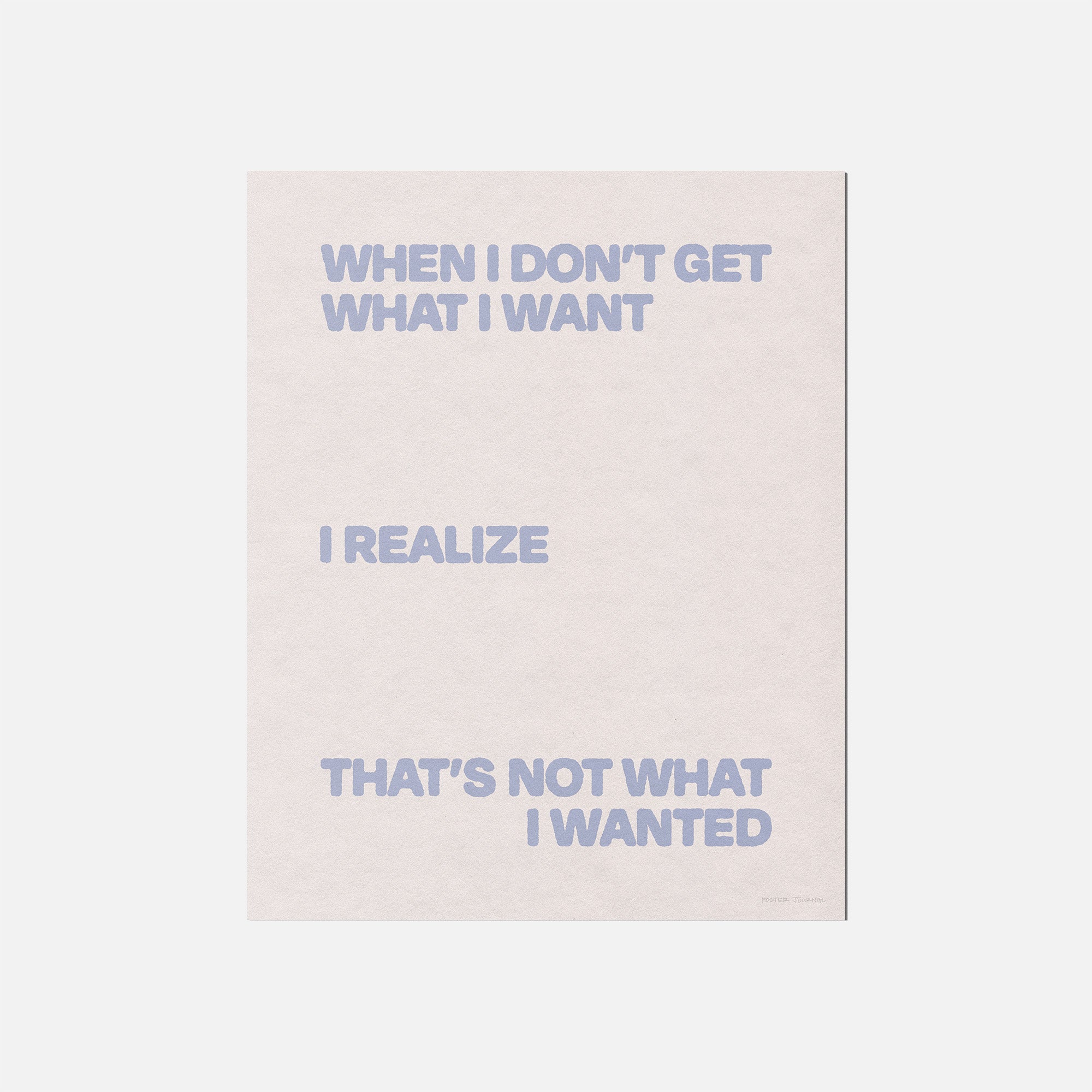 WANTED PRINT