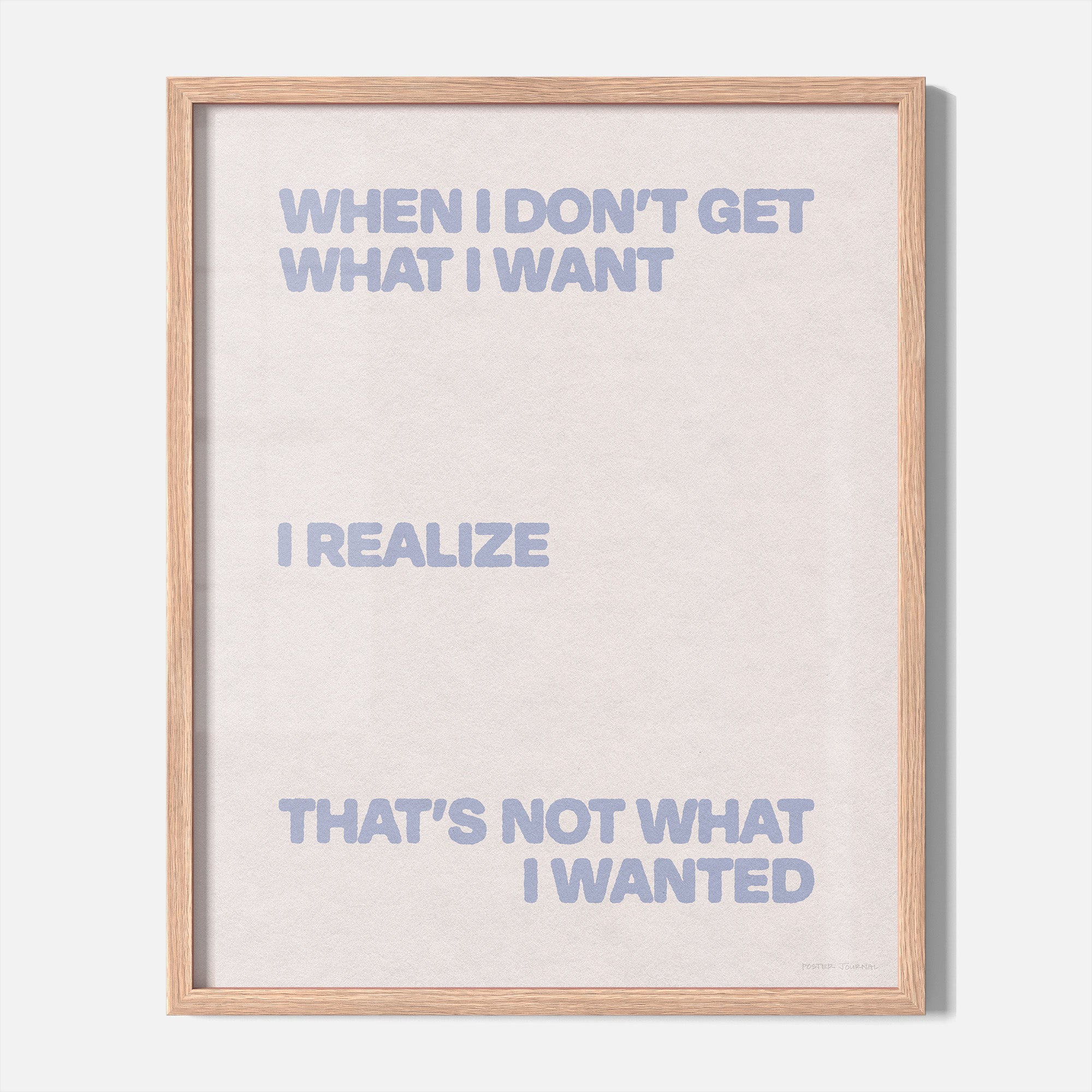 WANTED PRINT