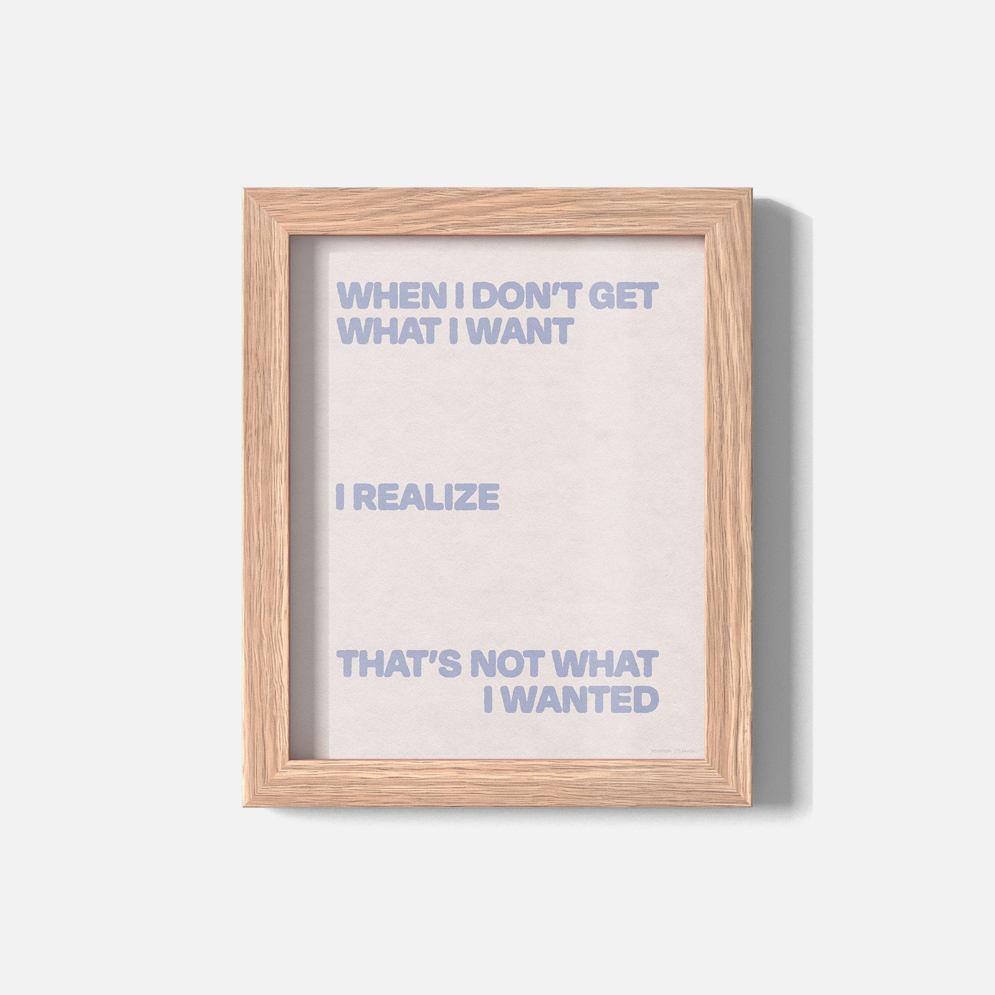WANTED PRINT
