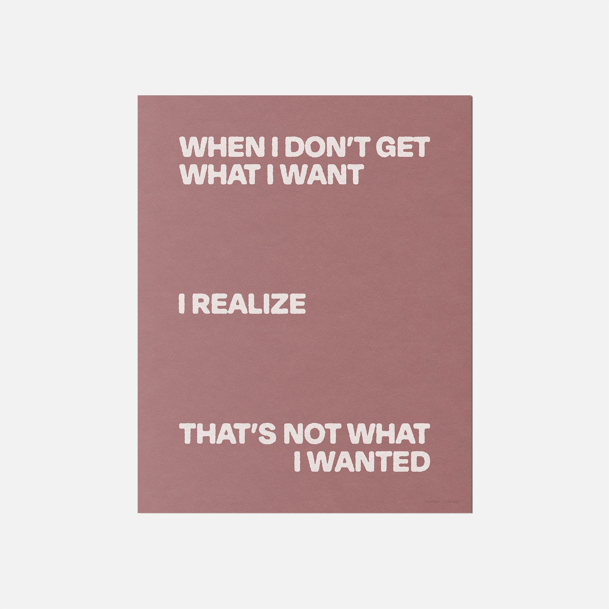 WANTED PRINT