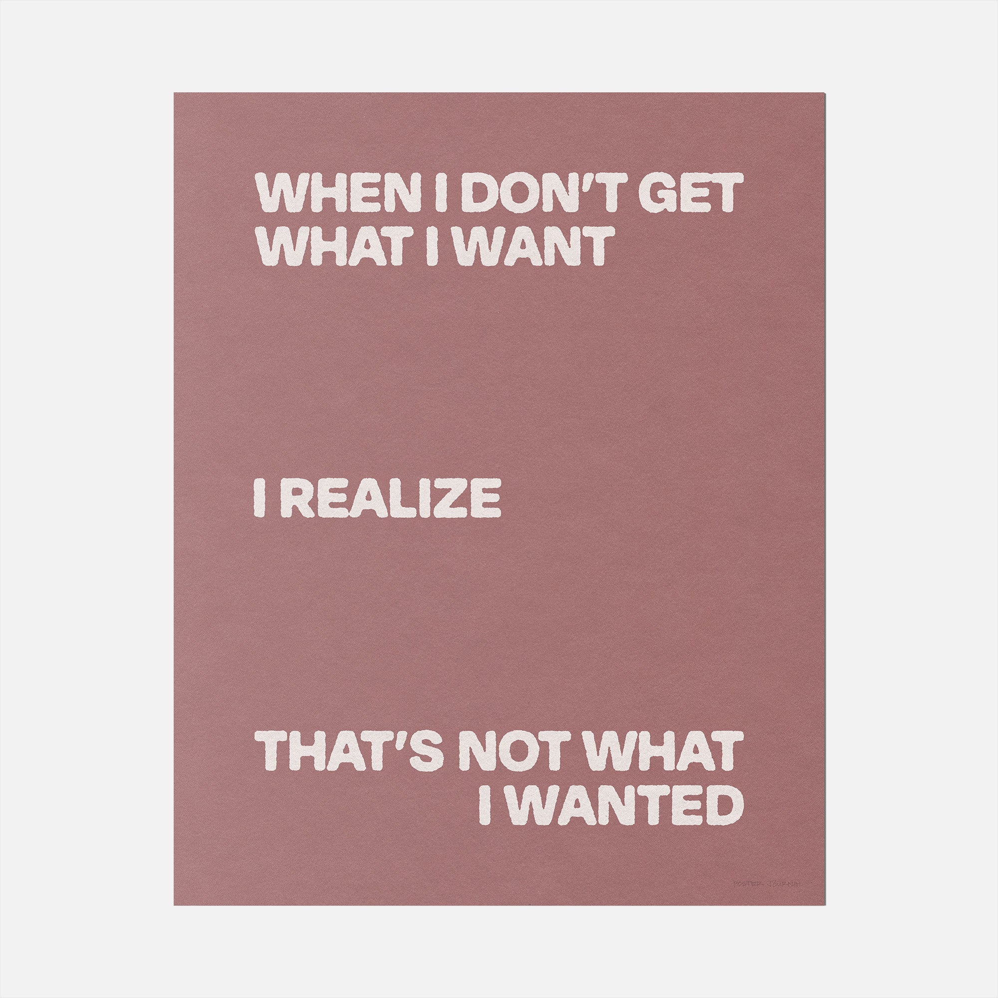 WANTED PRINT