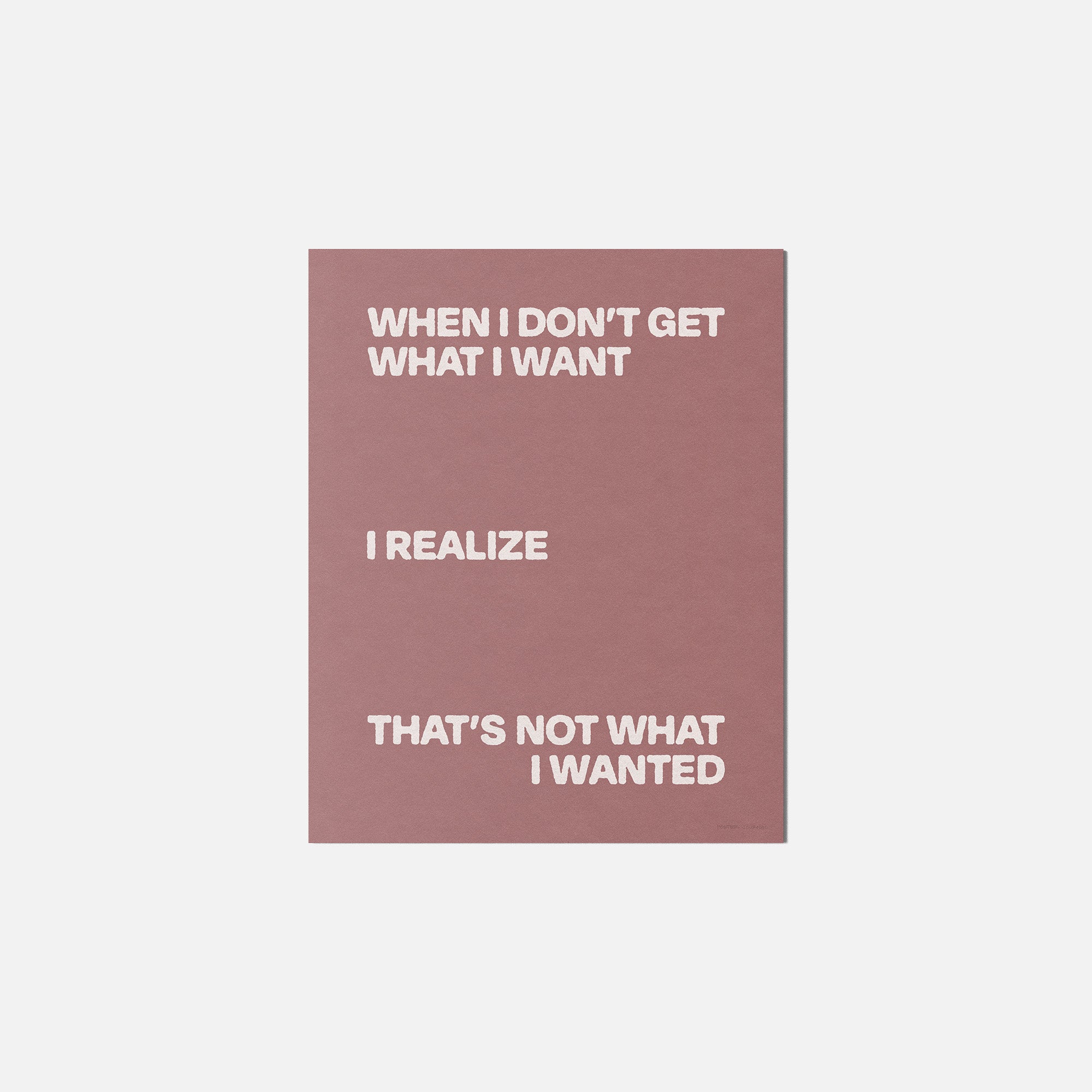 WANTED PRINT