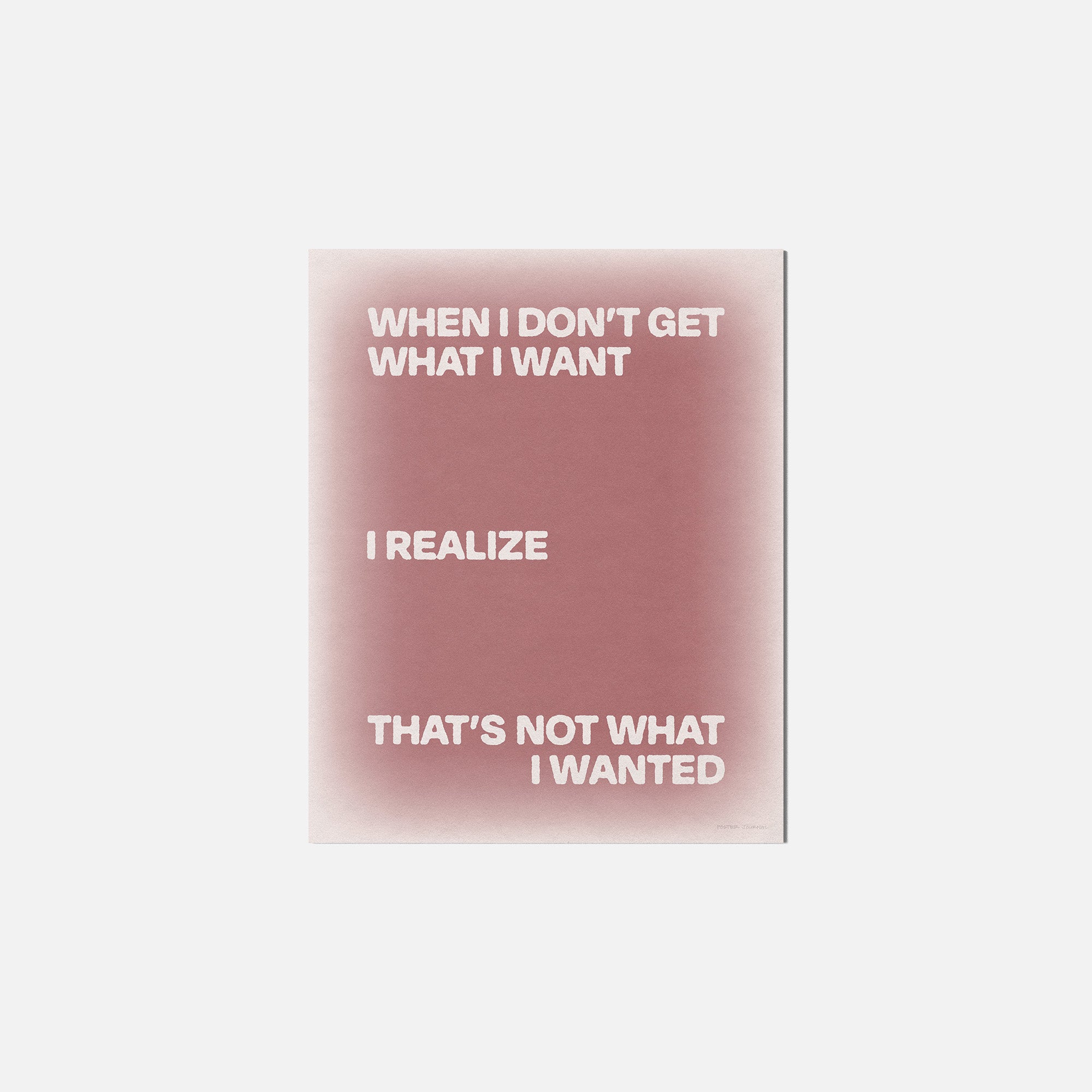 WANTED PRINT