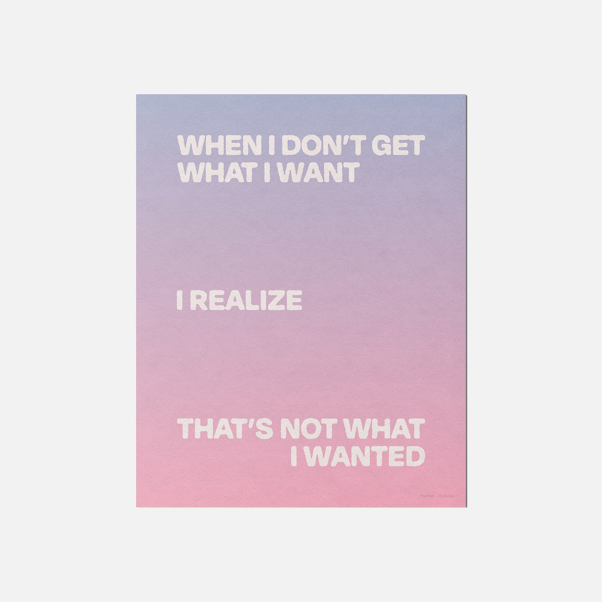 WANTED PRINT
