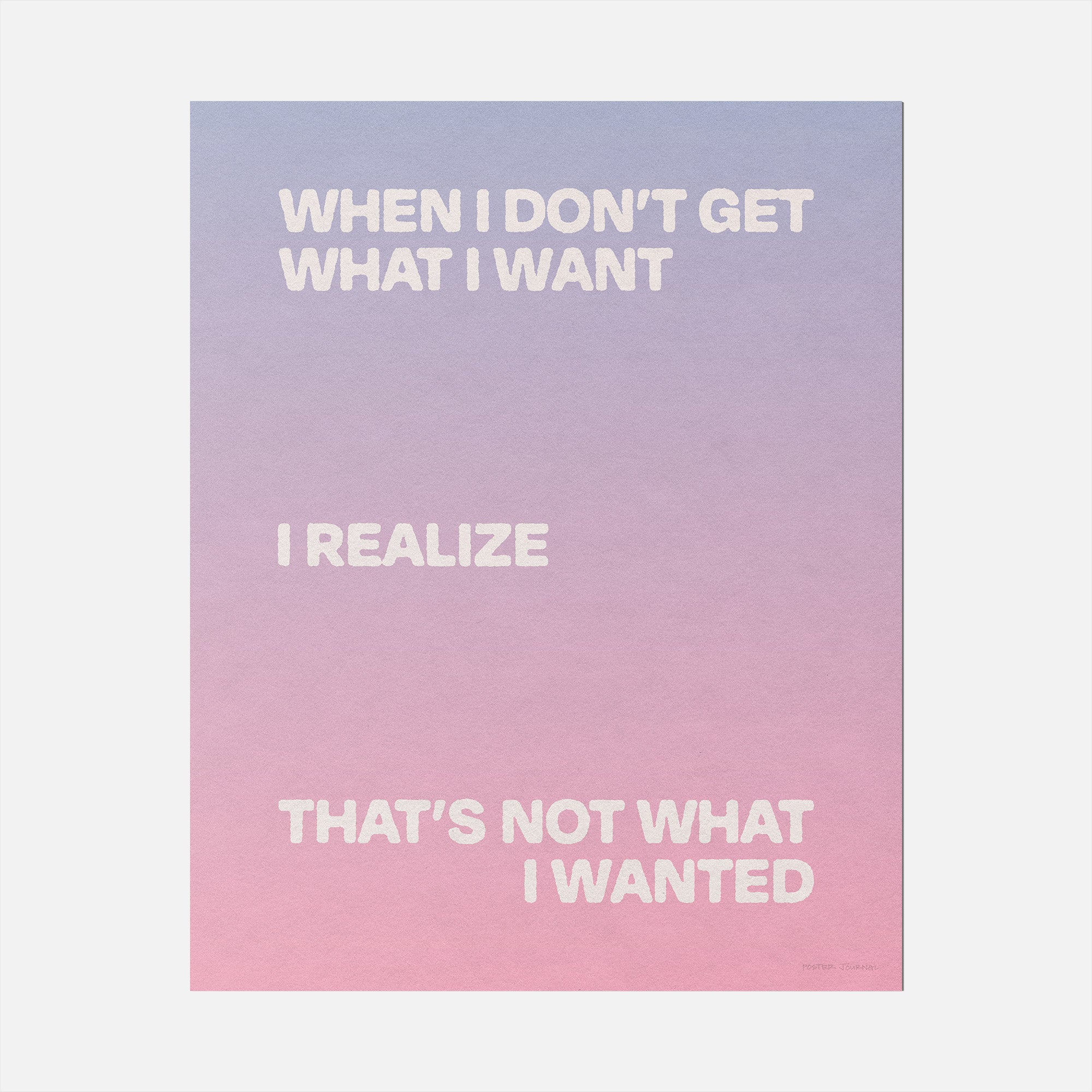 WANTED PRINT