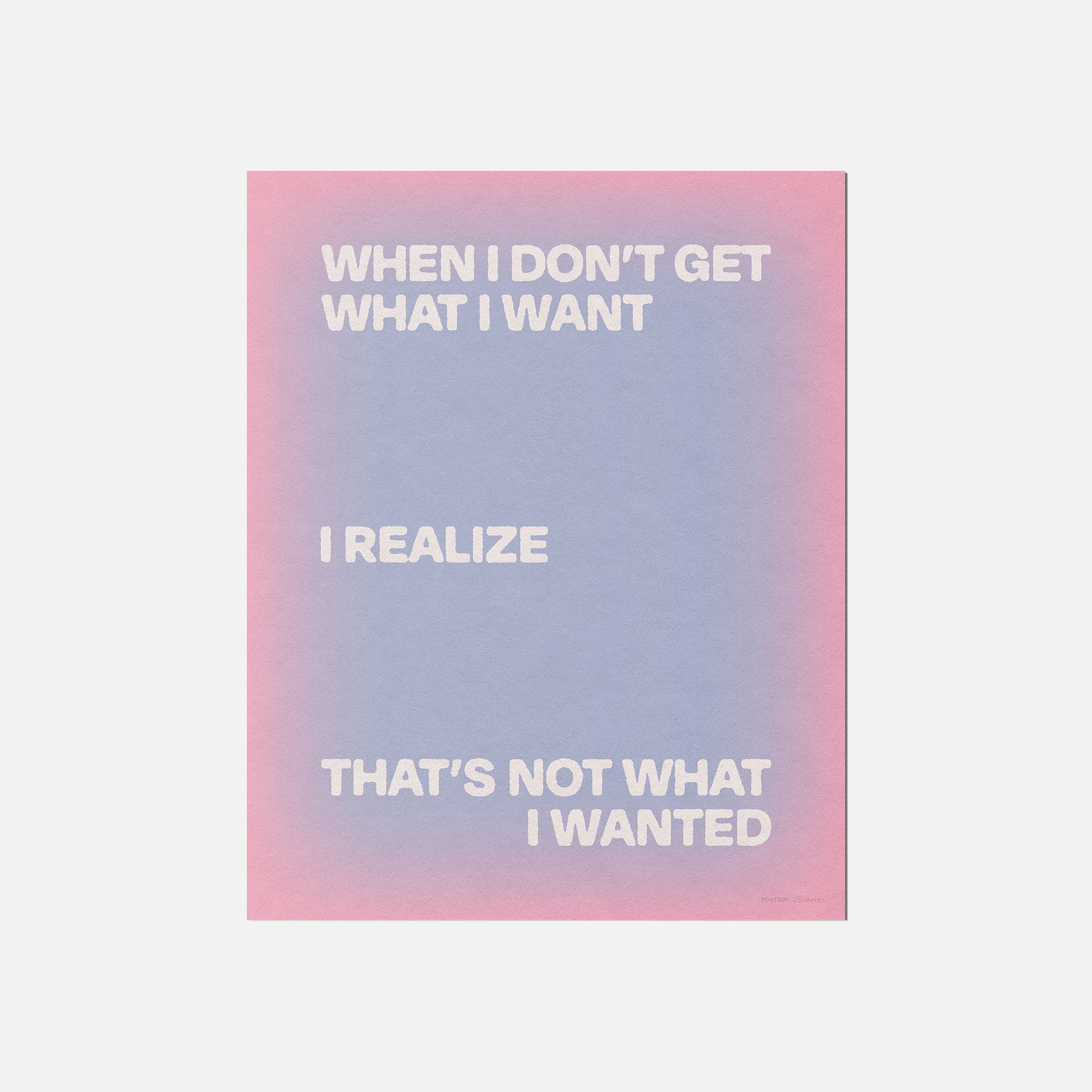 WANTED PRINT