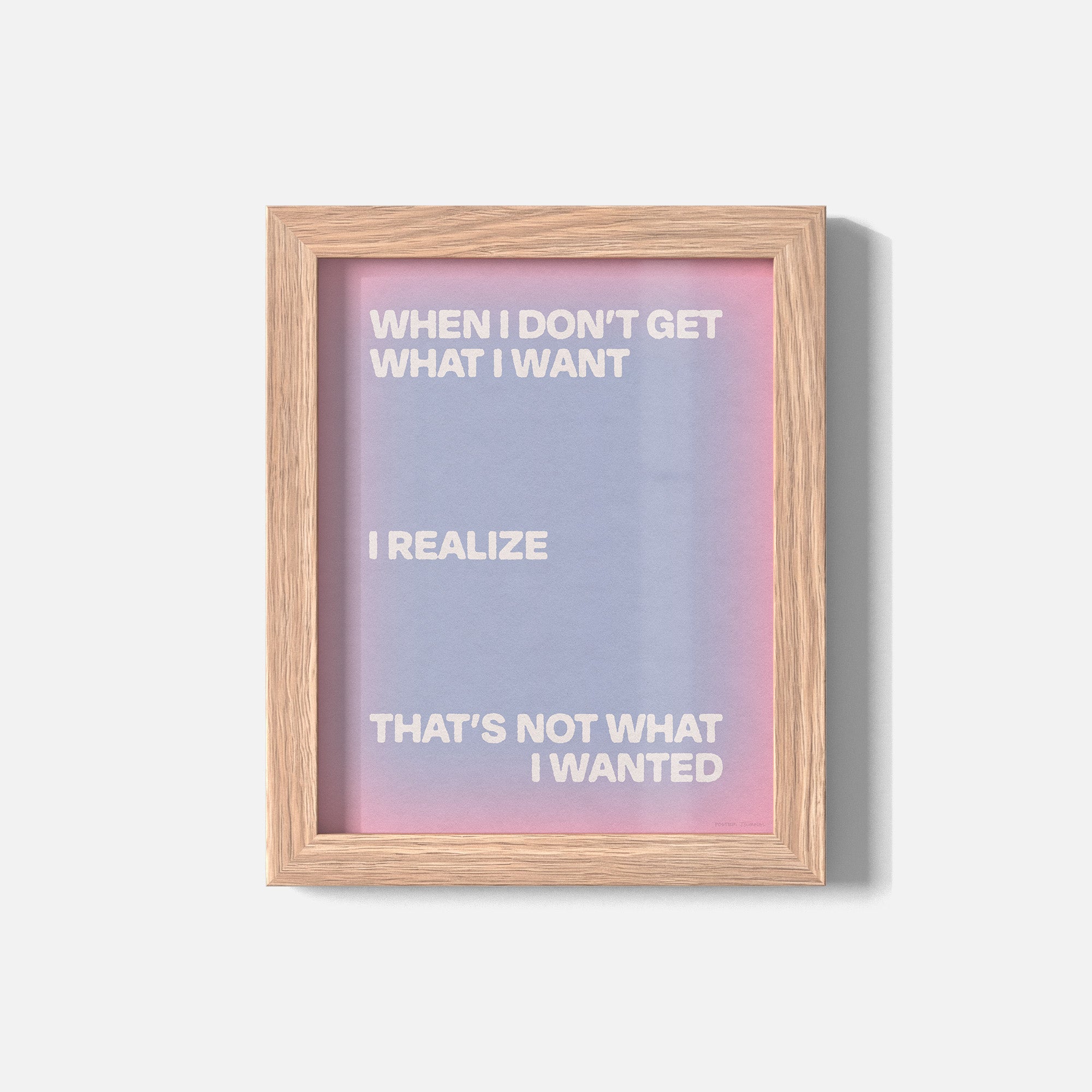 WANTED PRINT