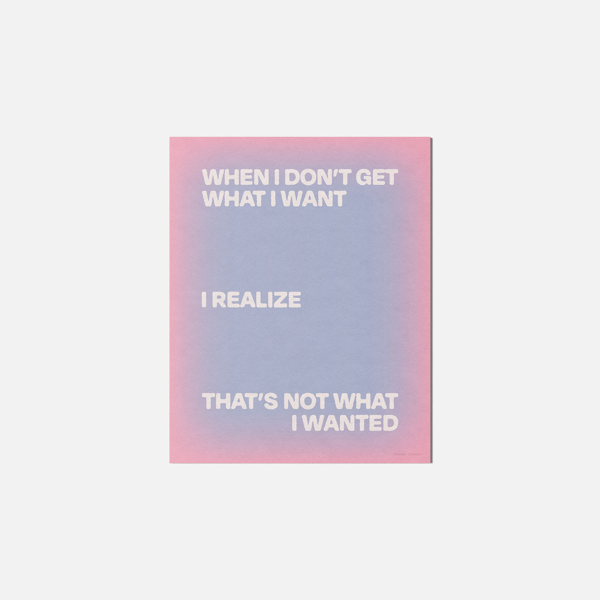 WANTED PRINT