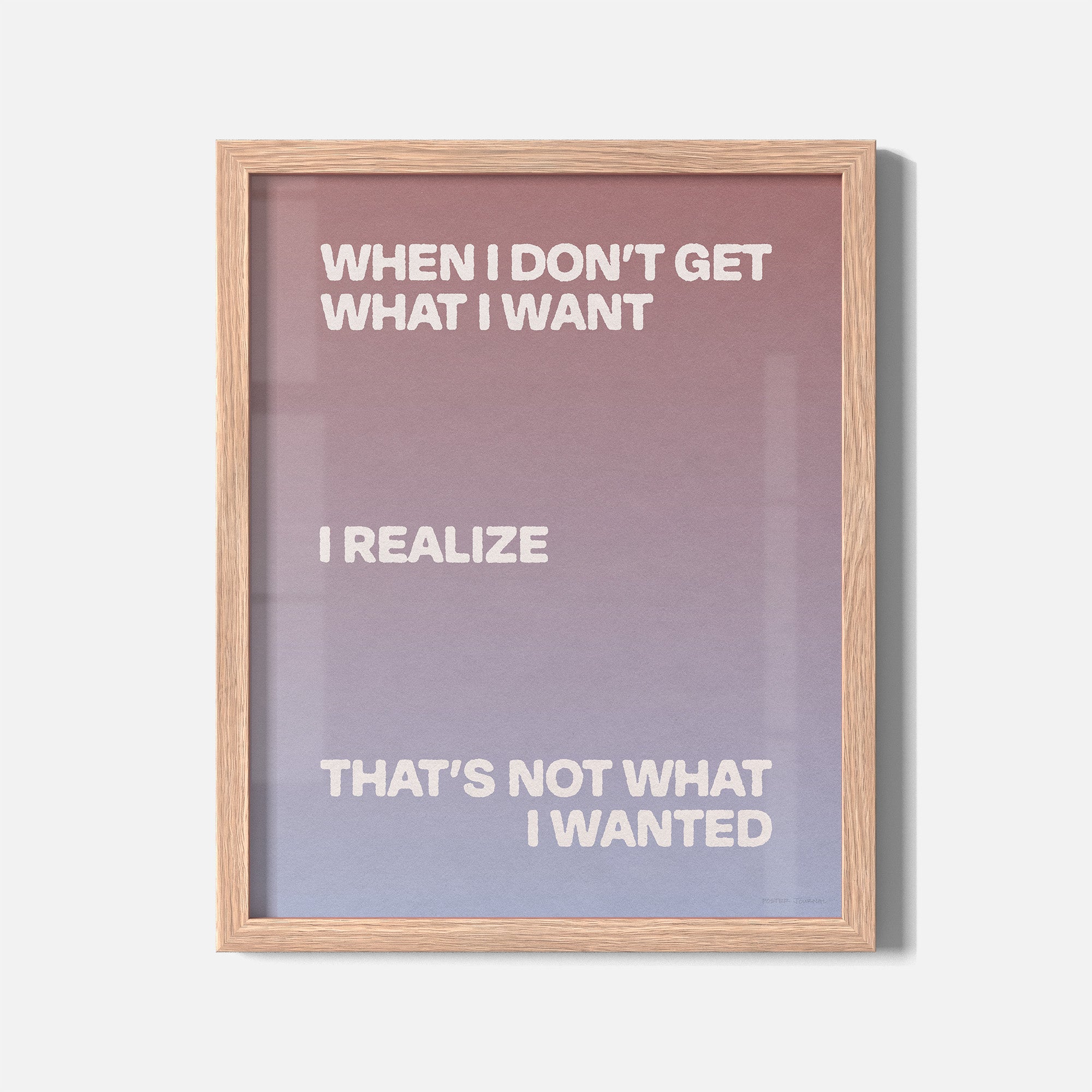 WANTED PRINT