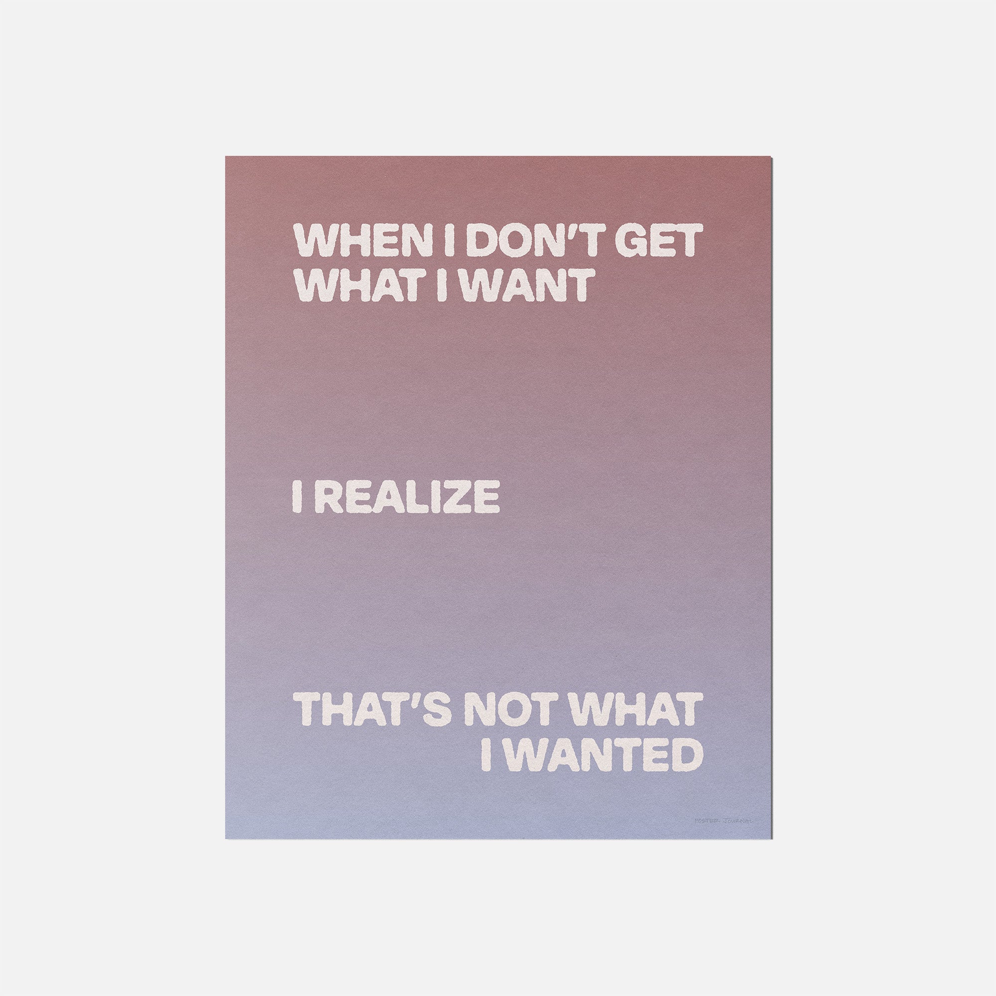 WANTED PRINT