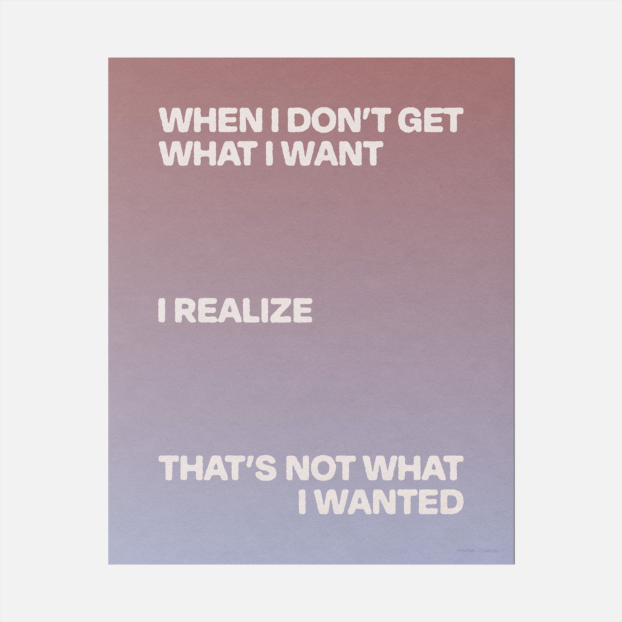 WANTED PRINT