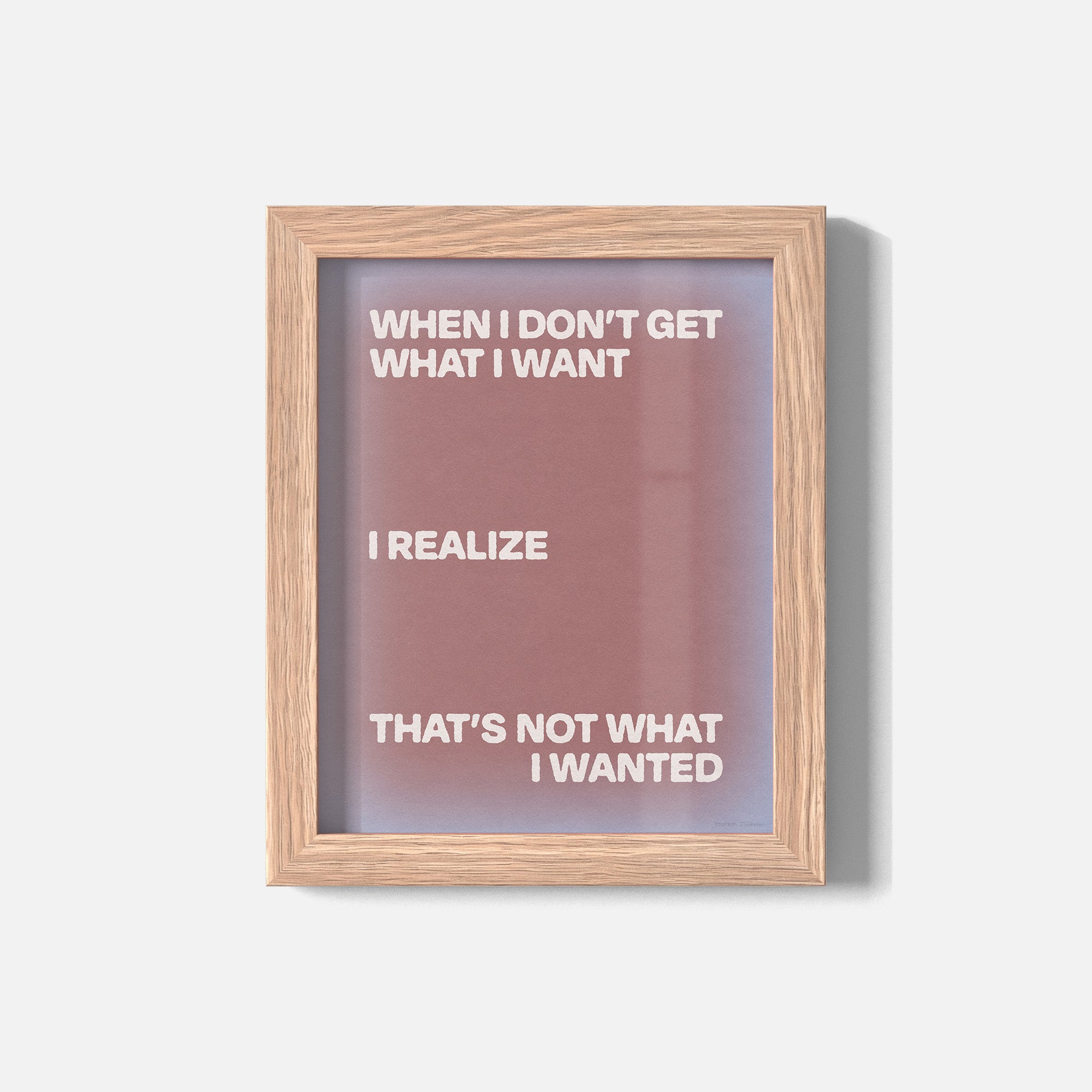 WANTED PRINT
