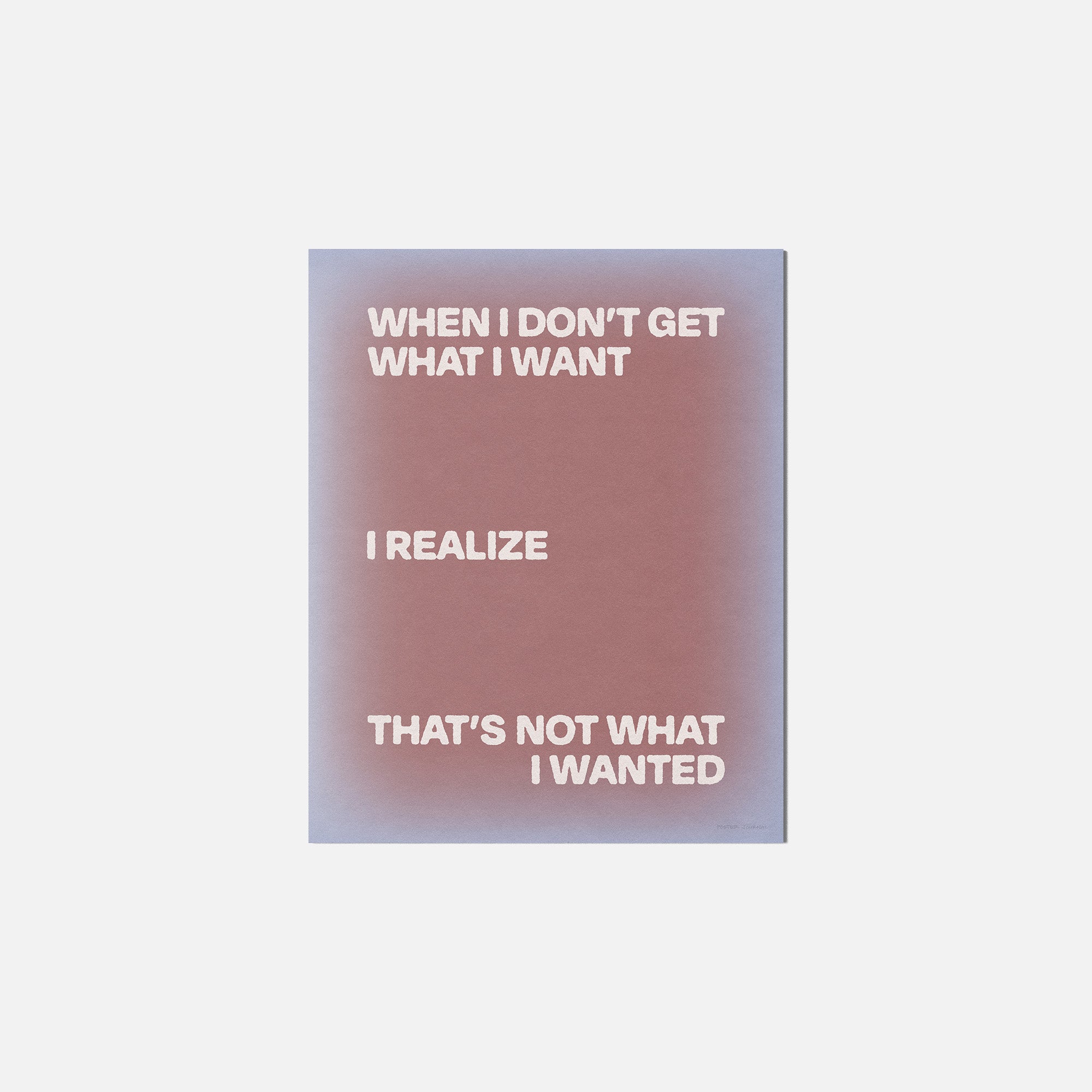 WANTED PRINT