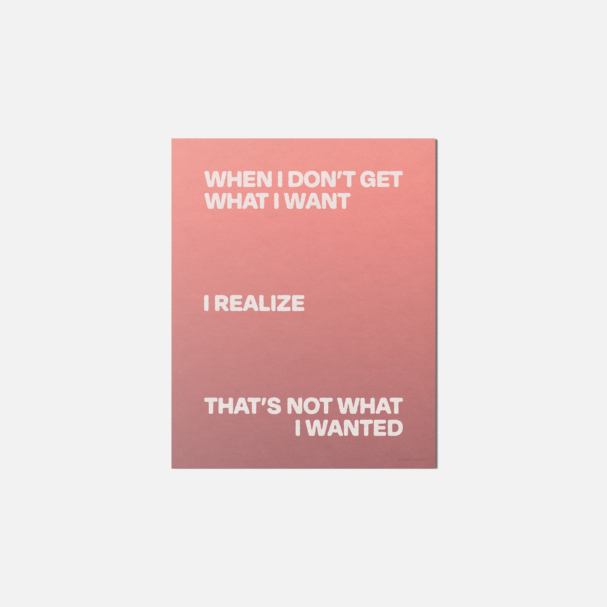 WANTED PRINT