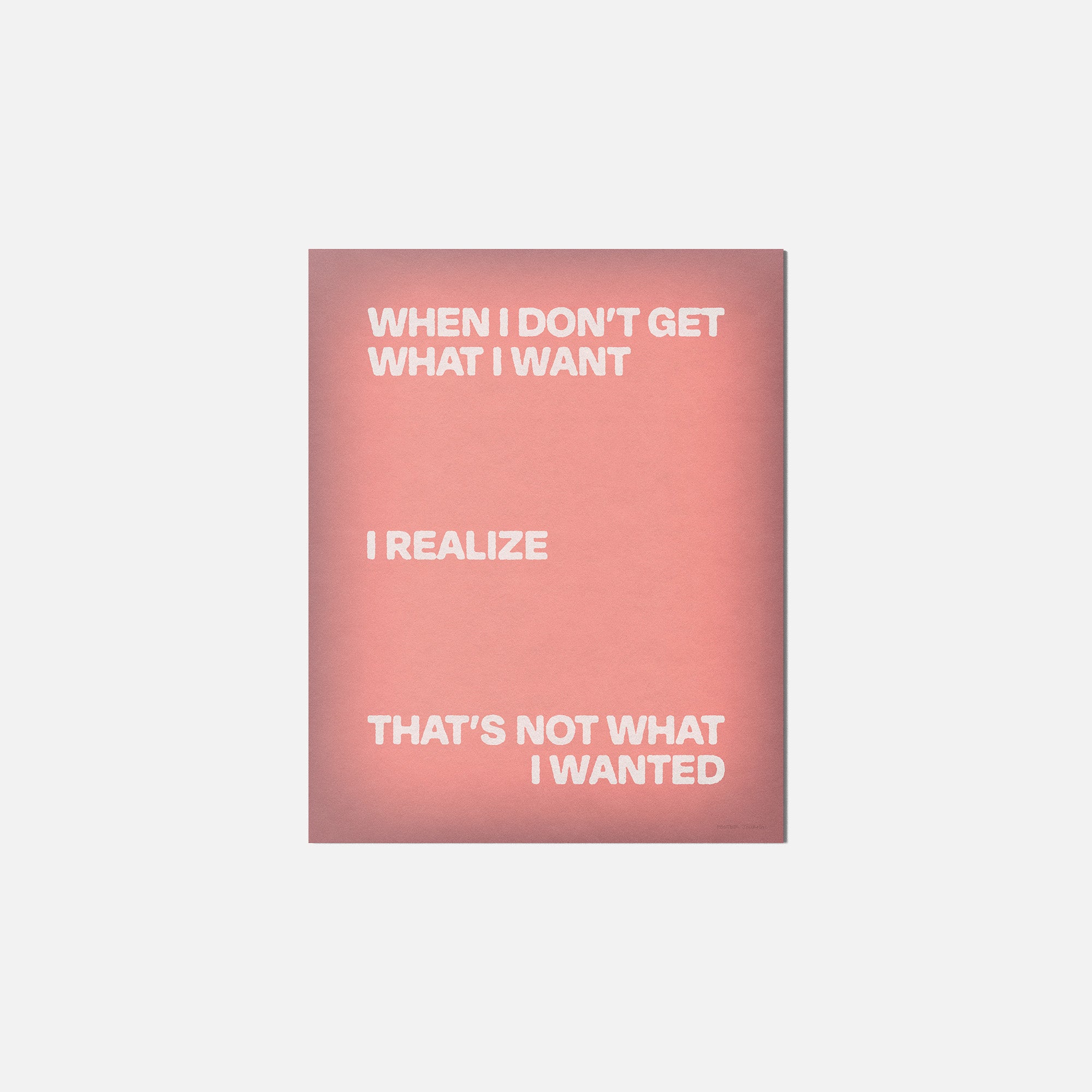 WANTED PRINT