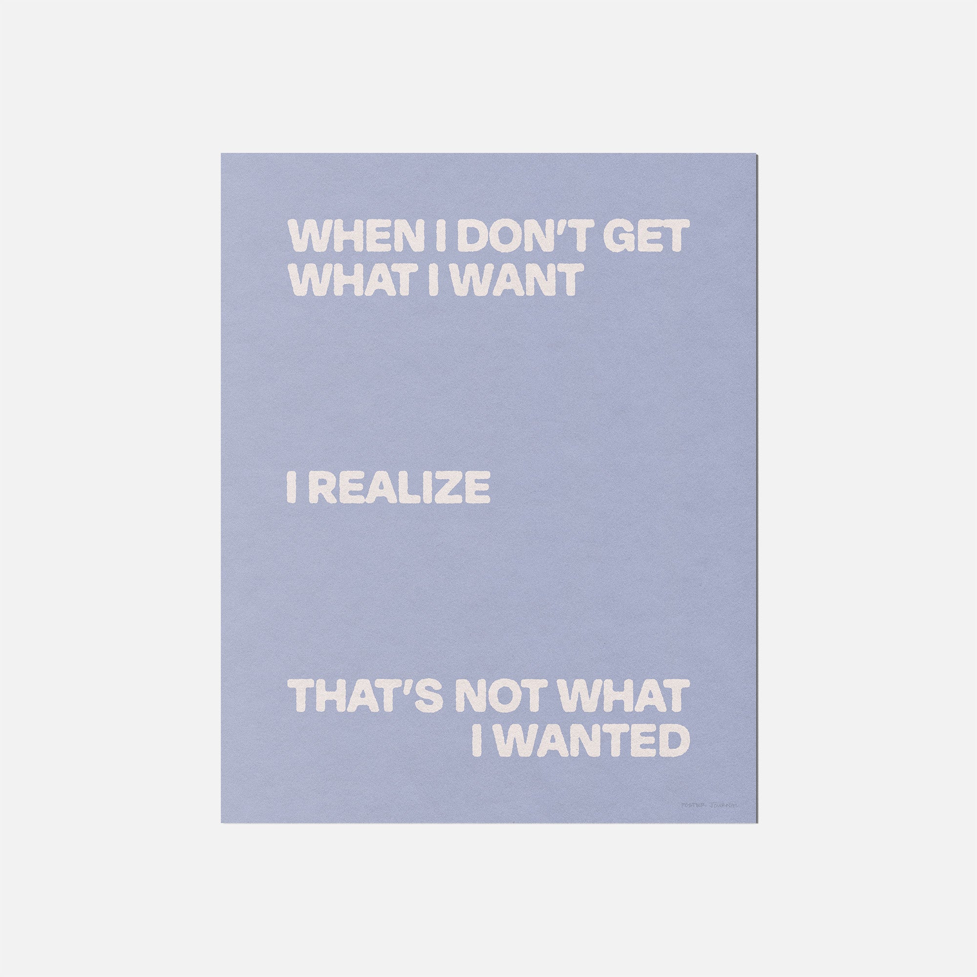 WANTED PRINT